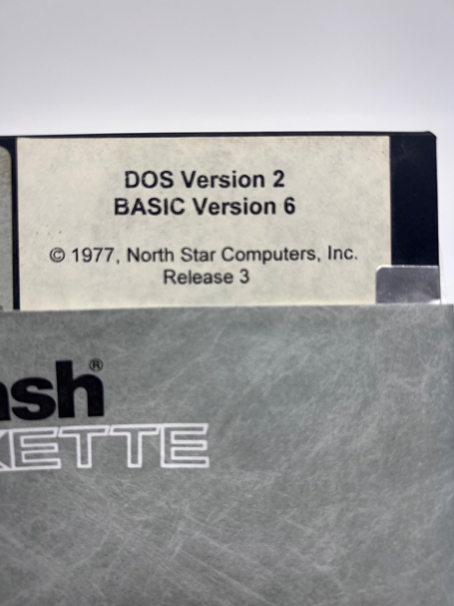 1977 North Star DOS Version 2 & BASIC Version 6 Floppy Disk