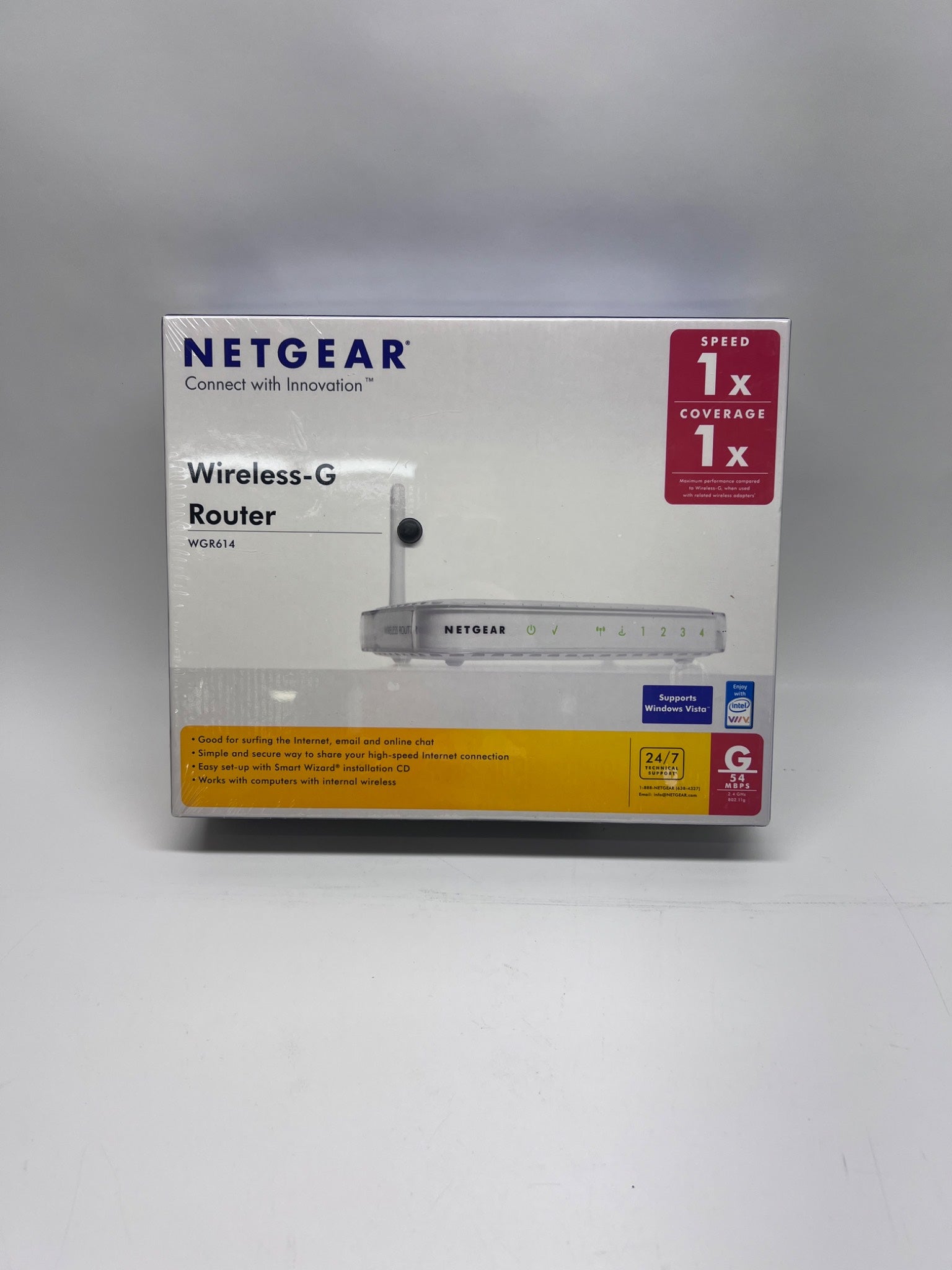 Netgear Wireless-G Router WGR614 factory sealed