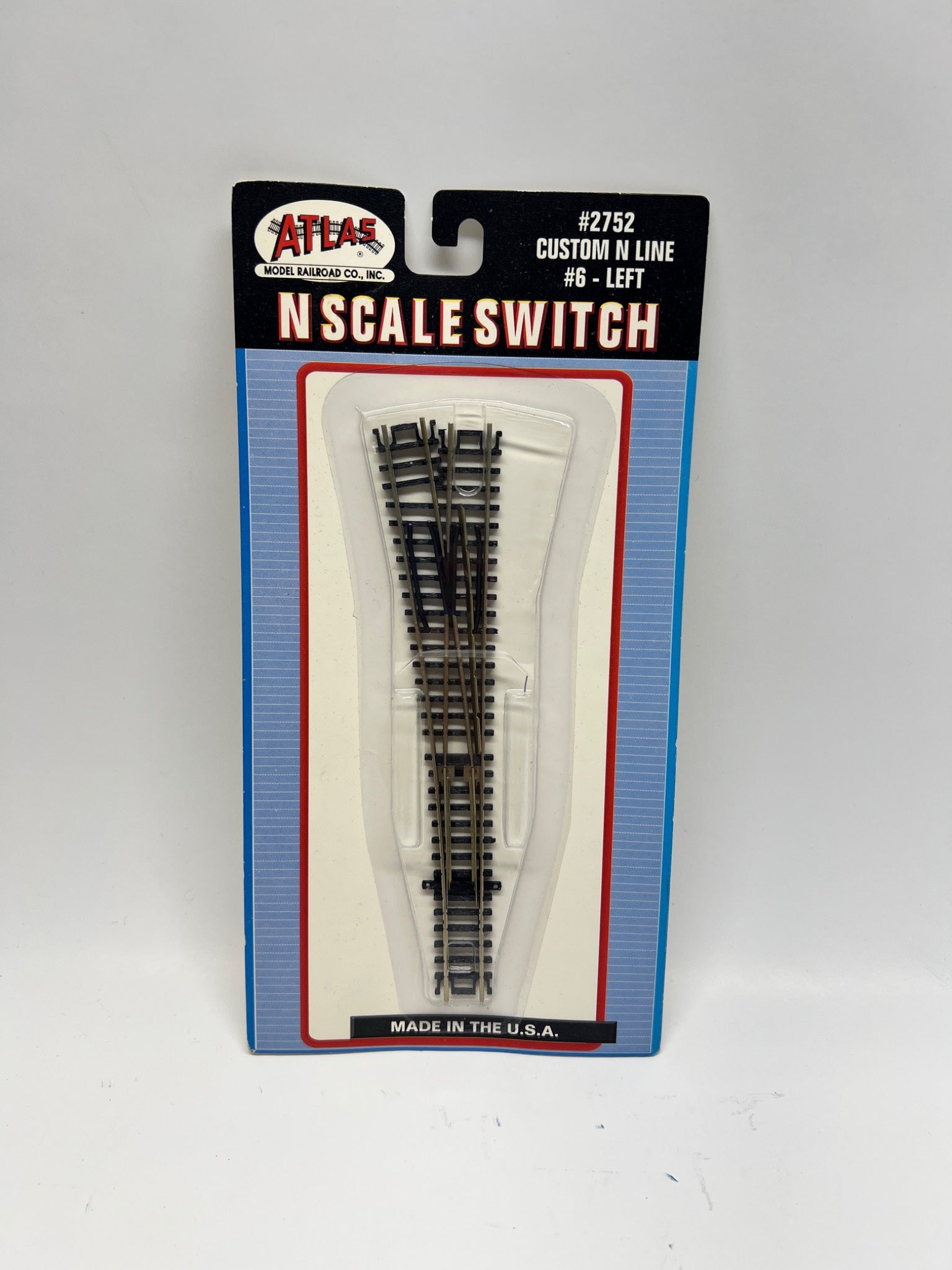 NEW Atlas N Scale #6 Left Hand Switch (Code 80)