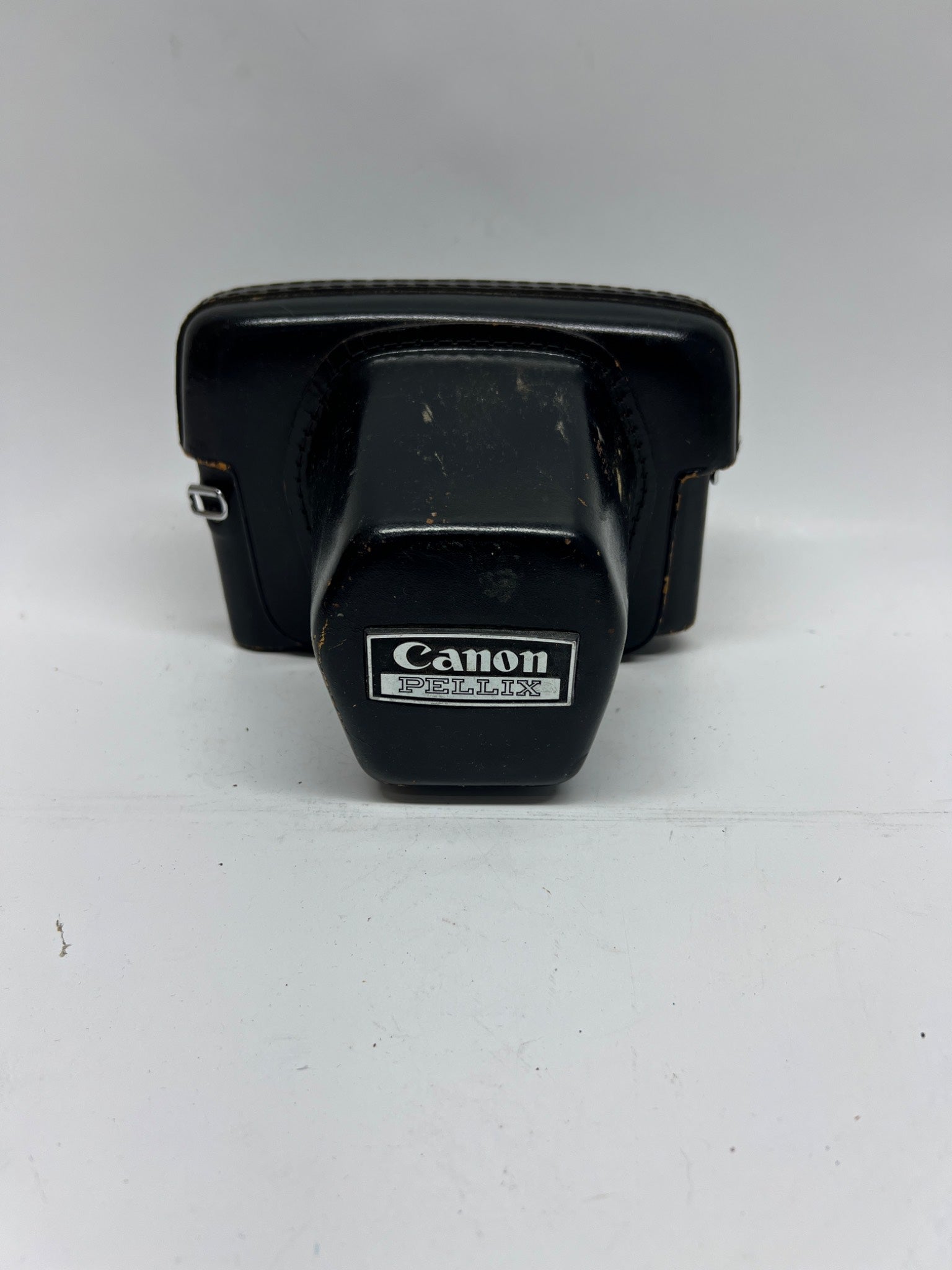 Vintage Canon Pellix Black Leather Case – Made in Japan – 1960s SLR Accessory