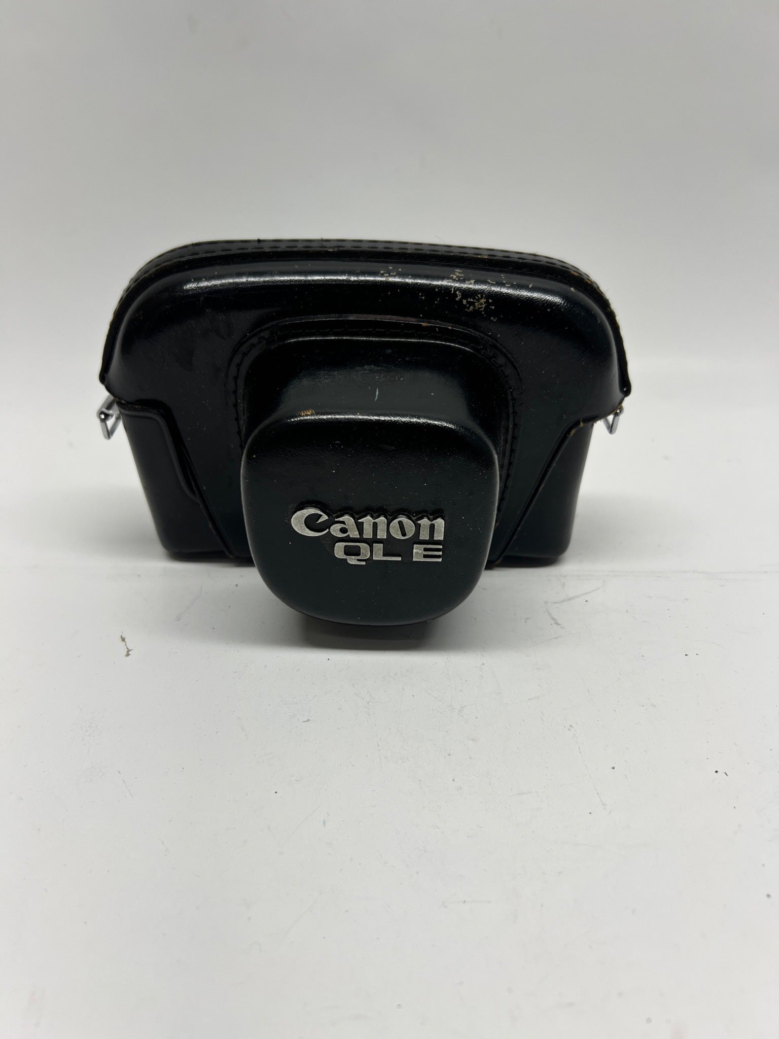 Vintage Canon AL-1 Leather Camera Case – Made in Japan – 1980s SLR Accessory