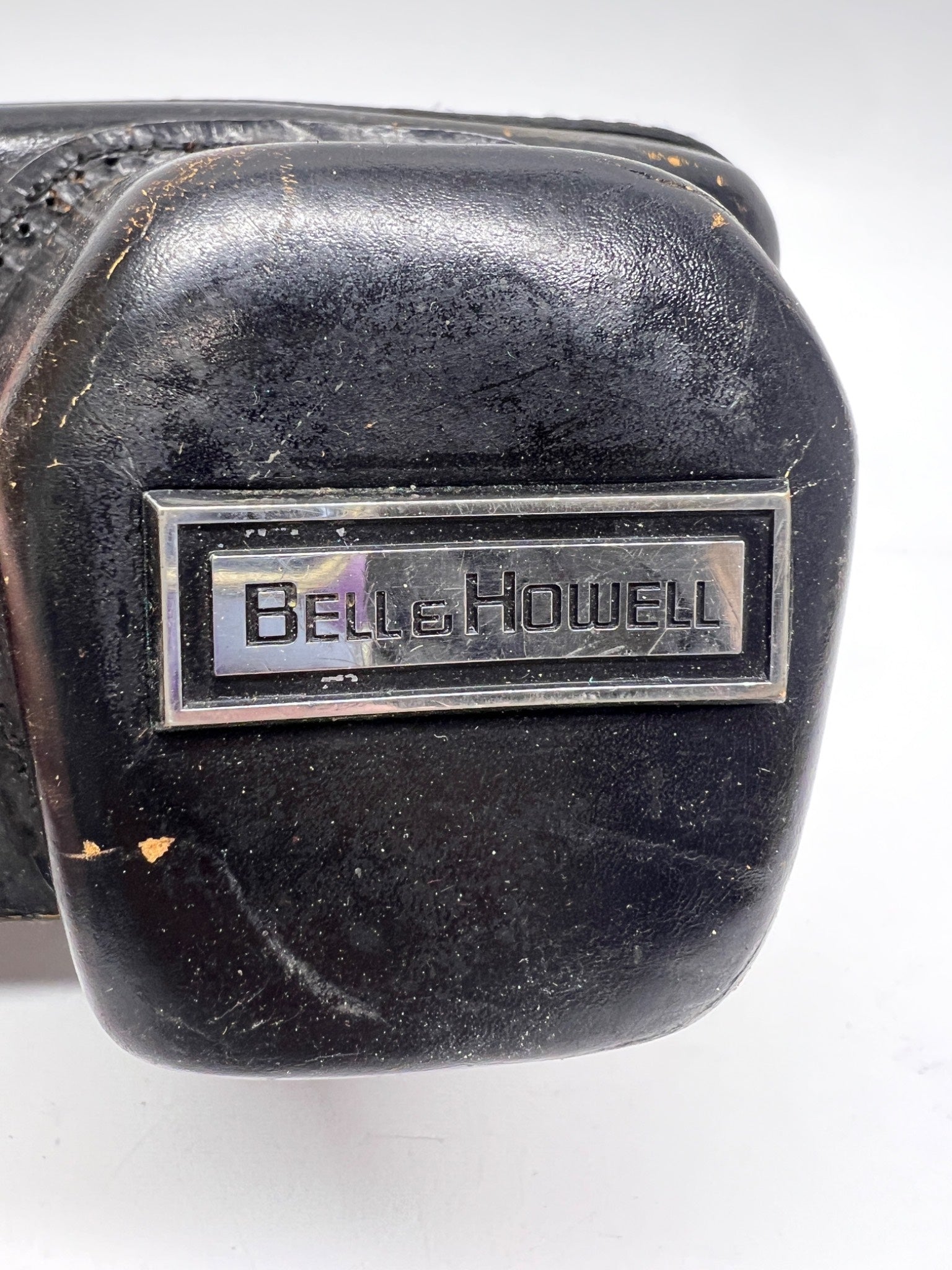 Vintage Bell & Howell Hard Shell Camera Case – Made in USA – Metal Logo Plate