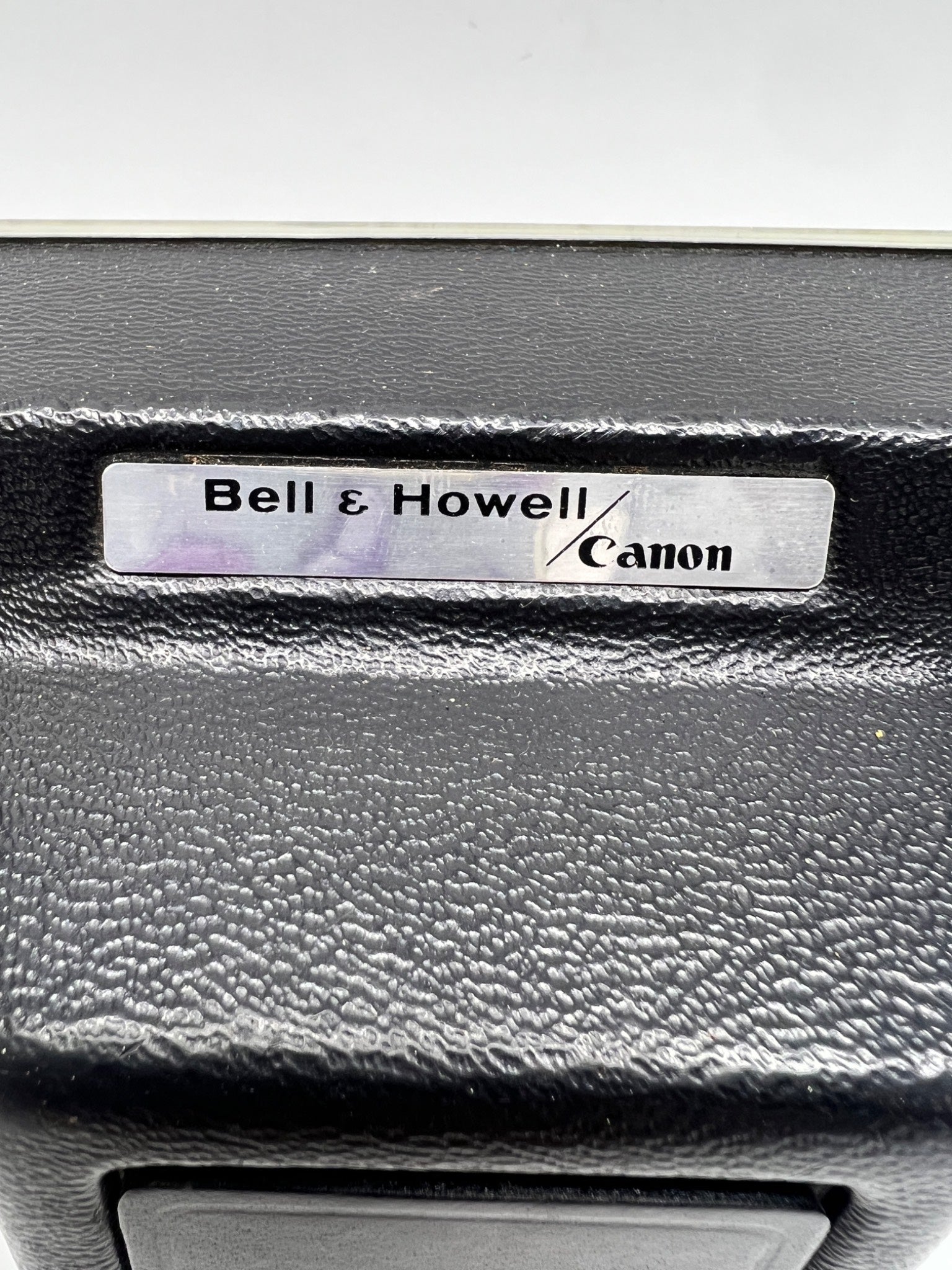 Vintage Bell & Howell Canon Camera Case – Made in Japan – Black Leather Hard Case