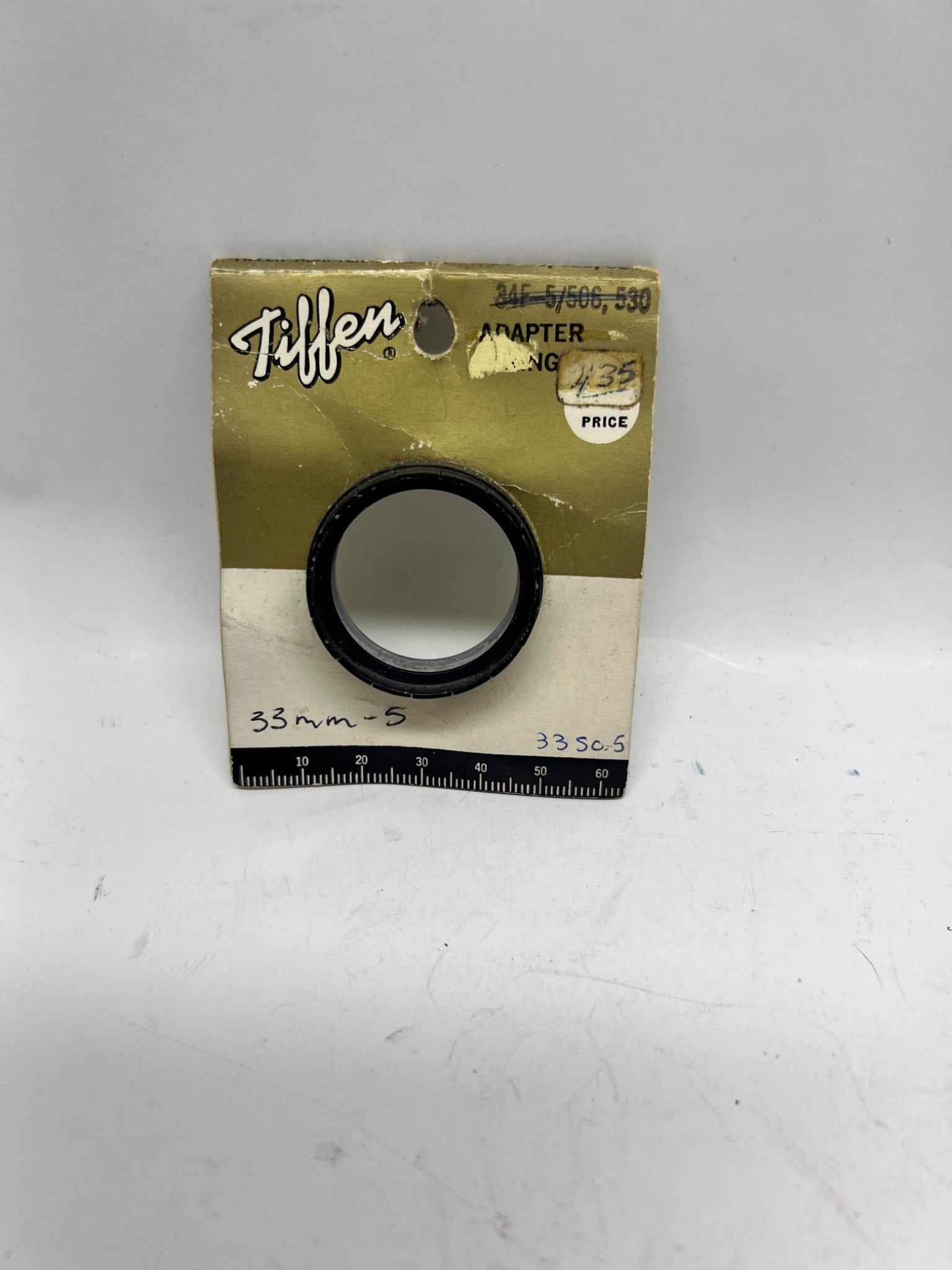 Tiffen 33mm to 35mm Step-Up Adapter Ring – Made in USA – NOS