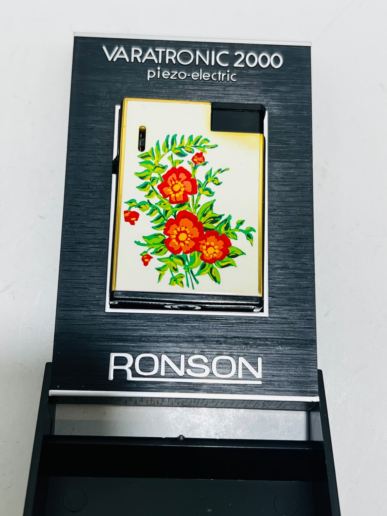 1970s Ronson Varatronic 2000 Lighter in Original Box