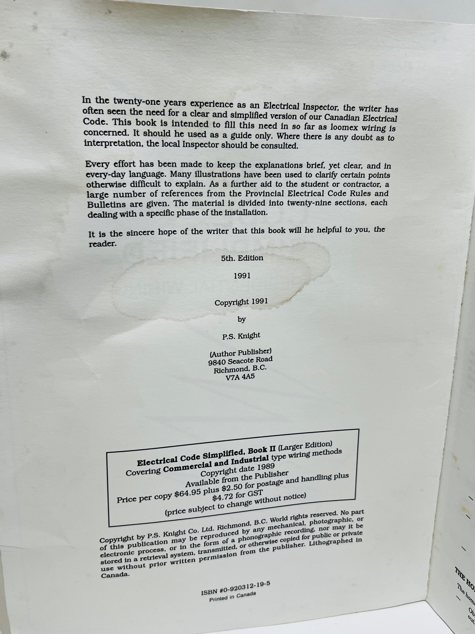 1981 Electrical Code Simplified Ontario Guide