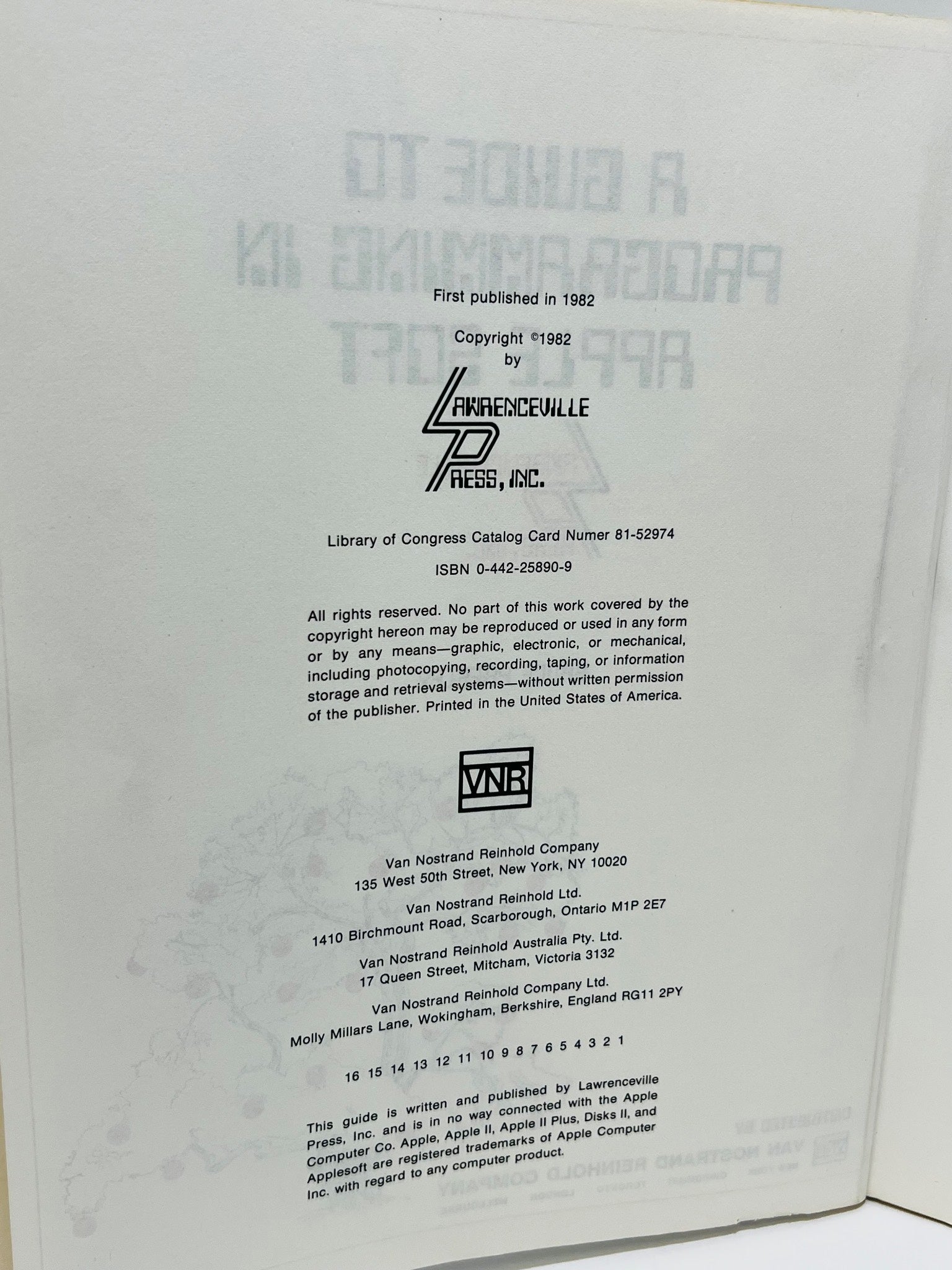 1982 Guide to Programming in Apple Soft