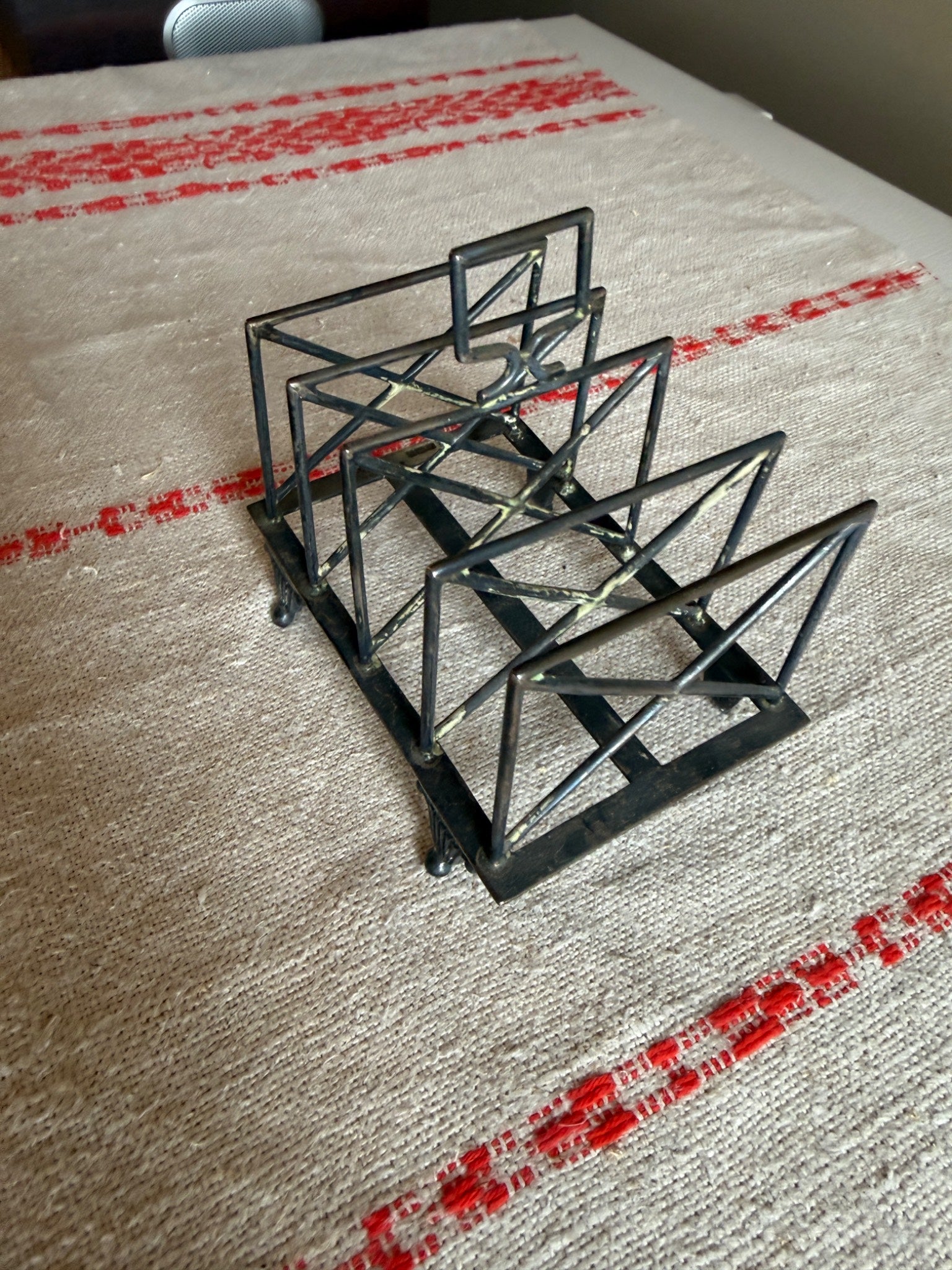 1909 Sterling Silver Letter Holder