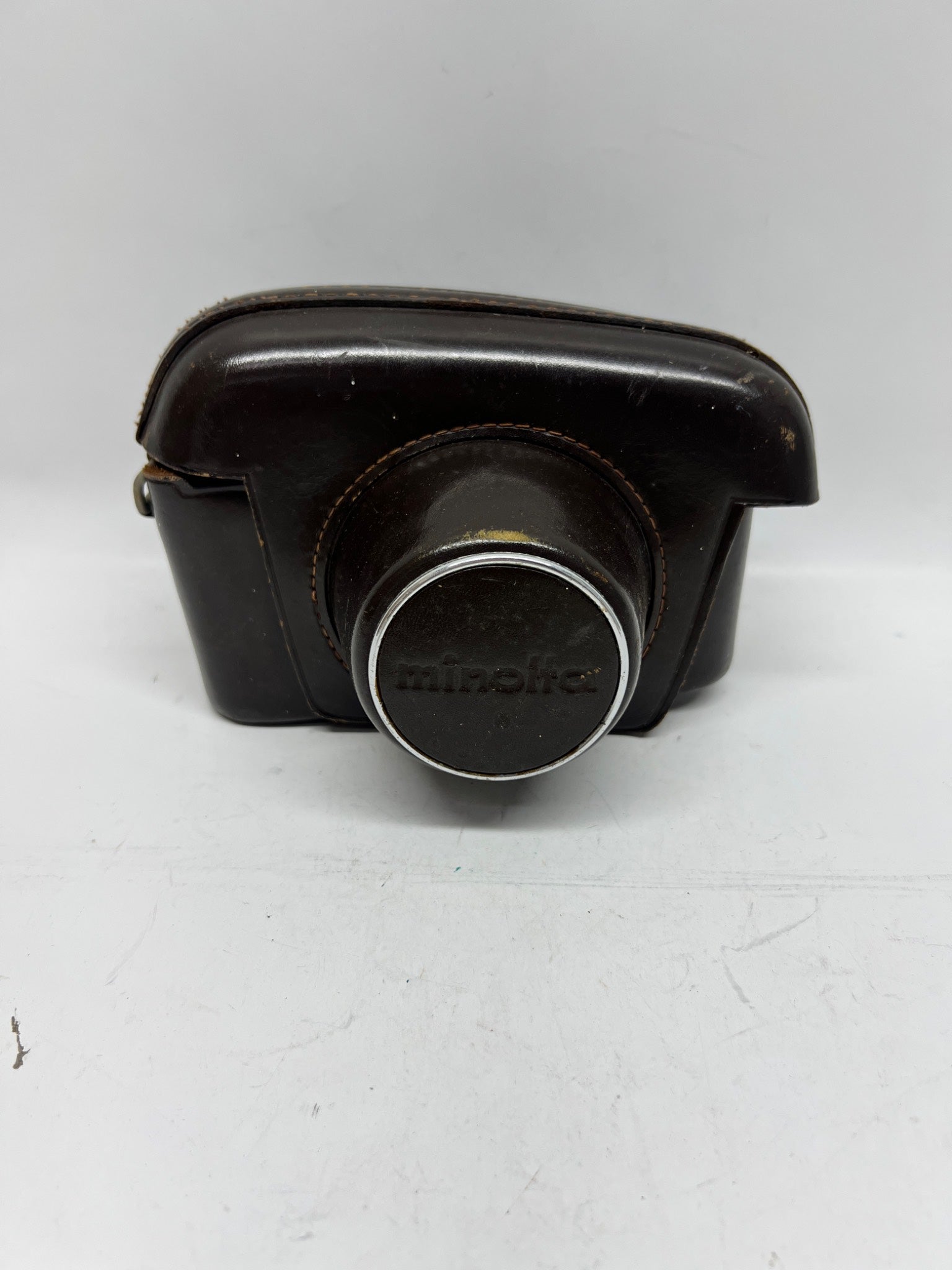 Vintage Minolta Genuine Leather Camera Case