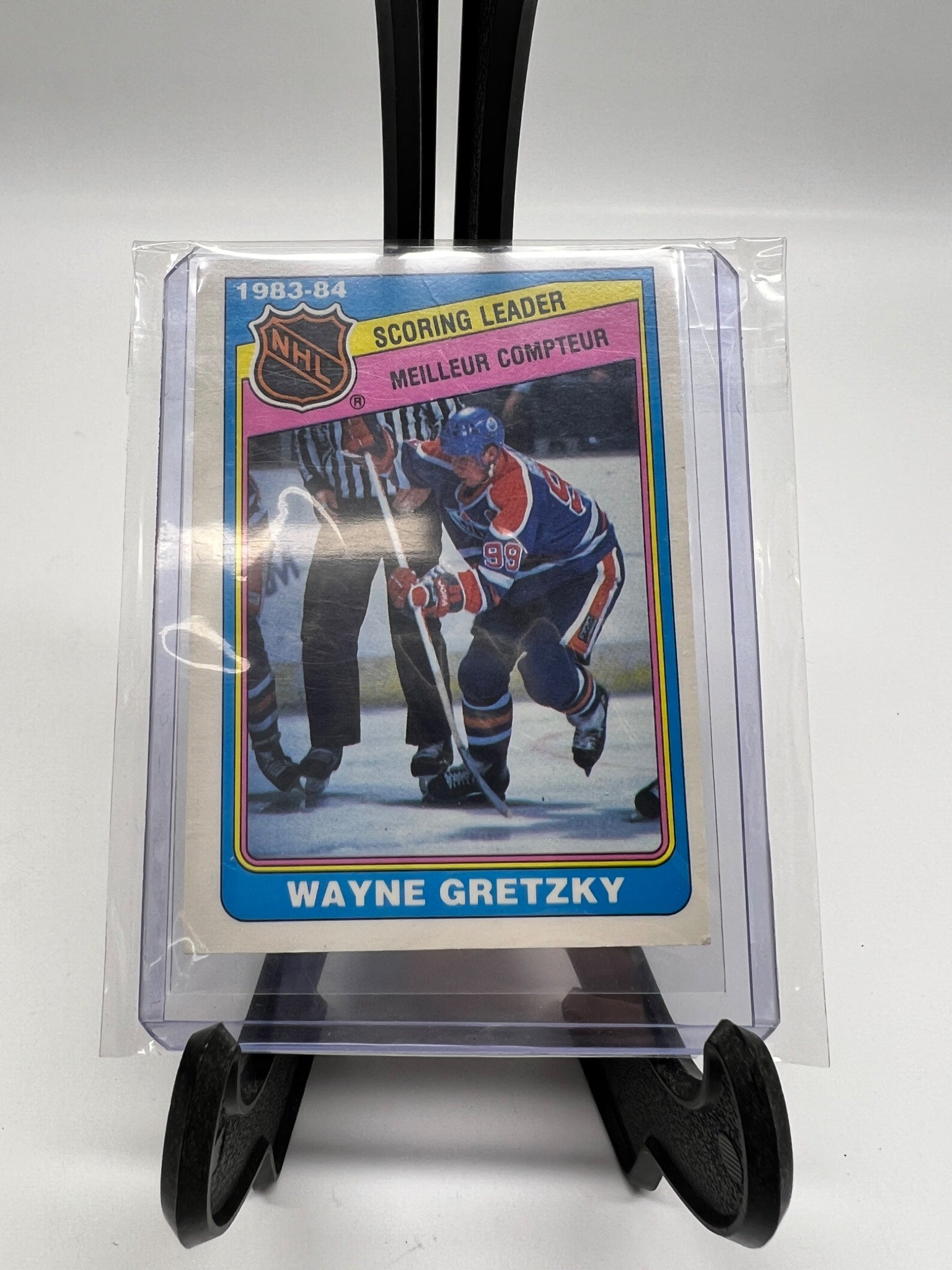 1984-85 O-Pee-Chee Wayne Gretzky #380 NHL Scoring Leader Card