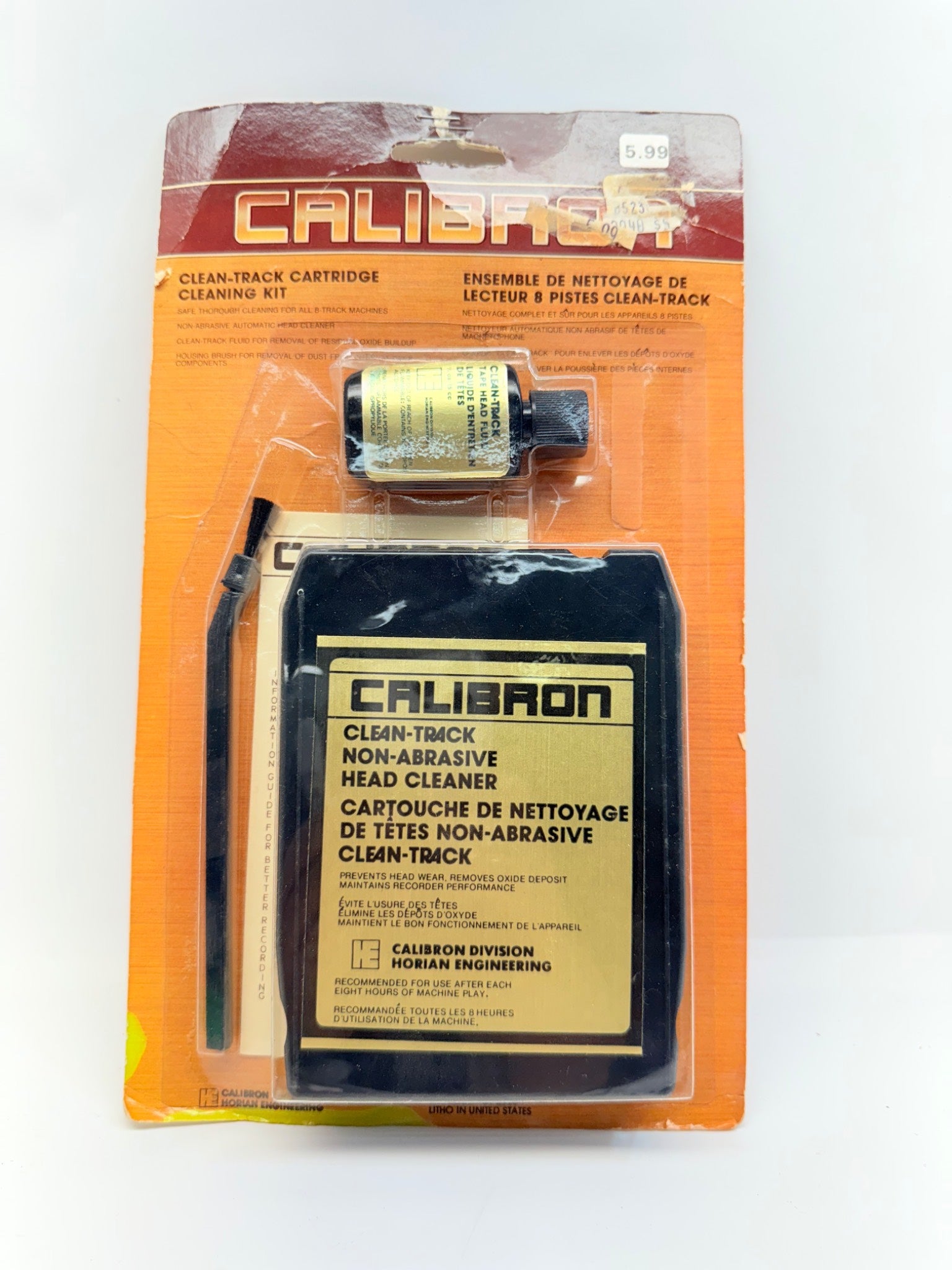 Calibran Clean 8 Track Cleaning Kit