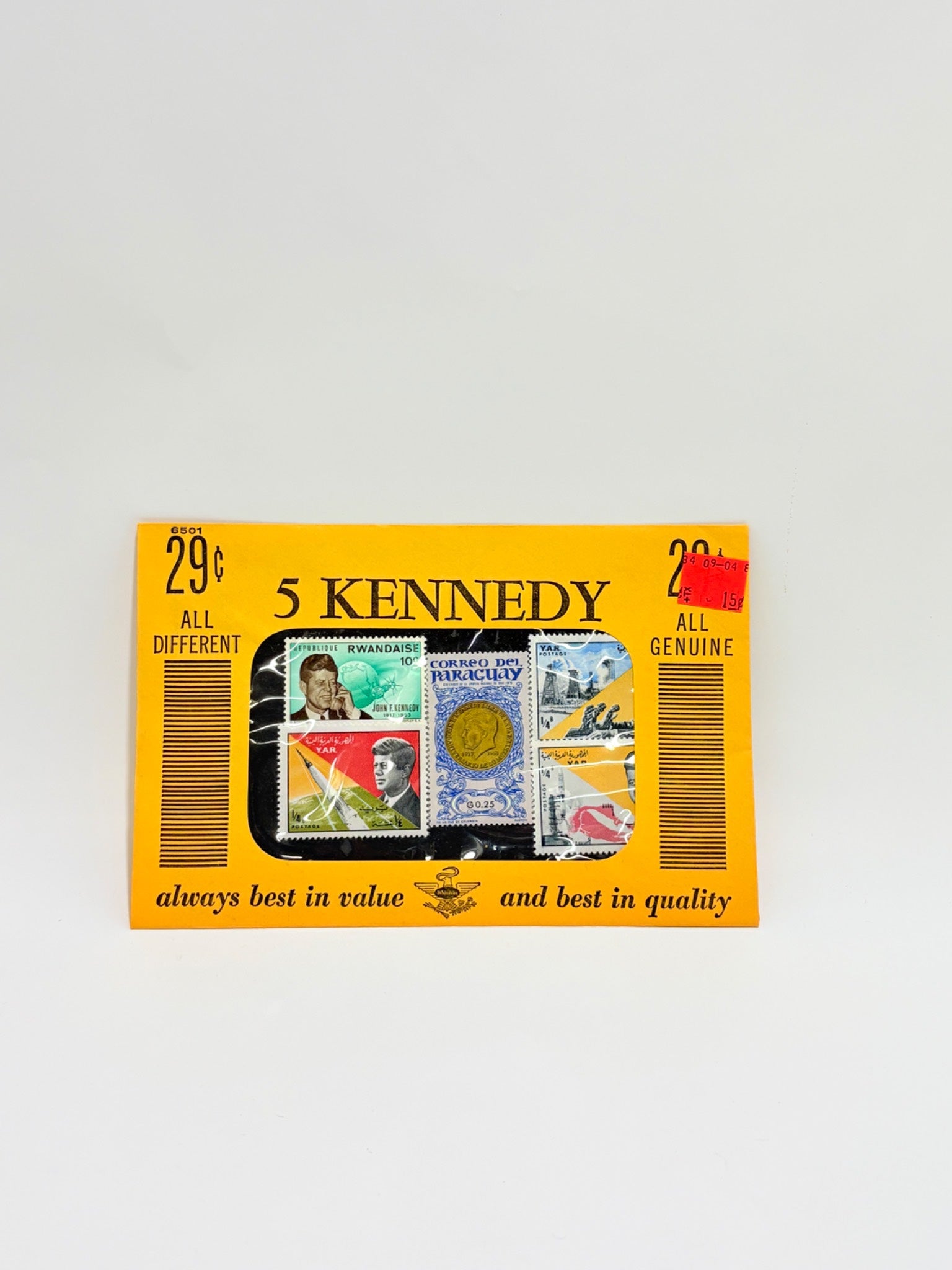 Whitman Kennedy Stamp Collection Set