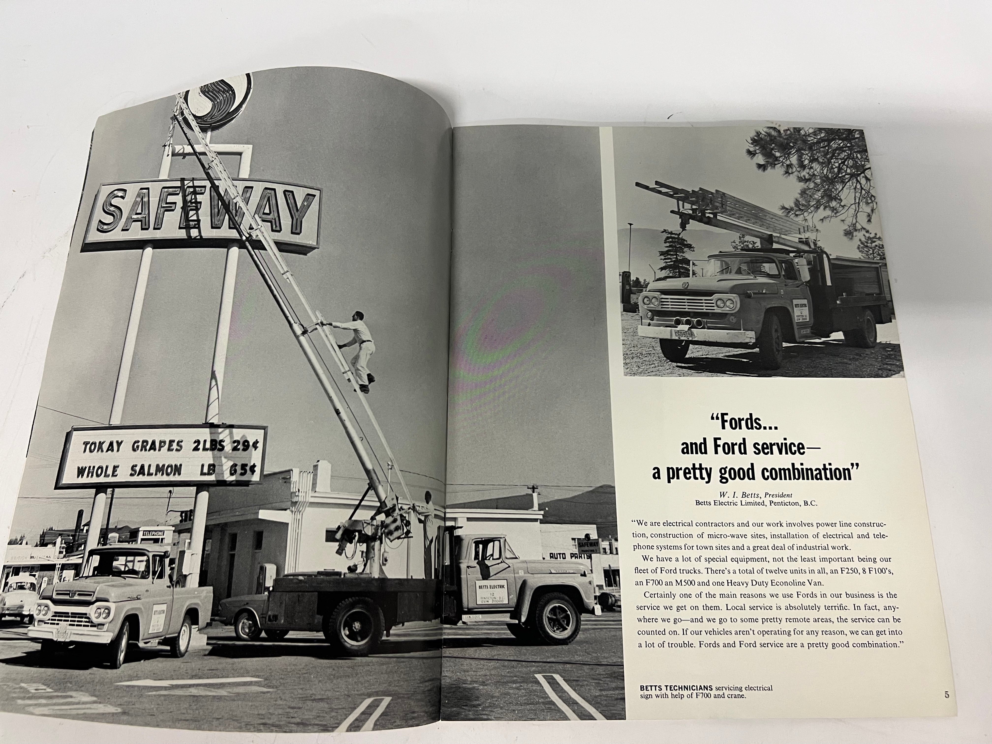 Vintage 1967 Ford Trucks Owner's Report Magazine
