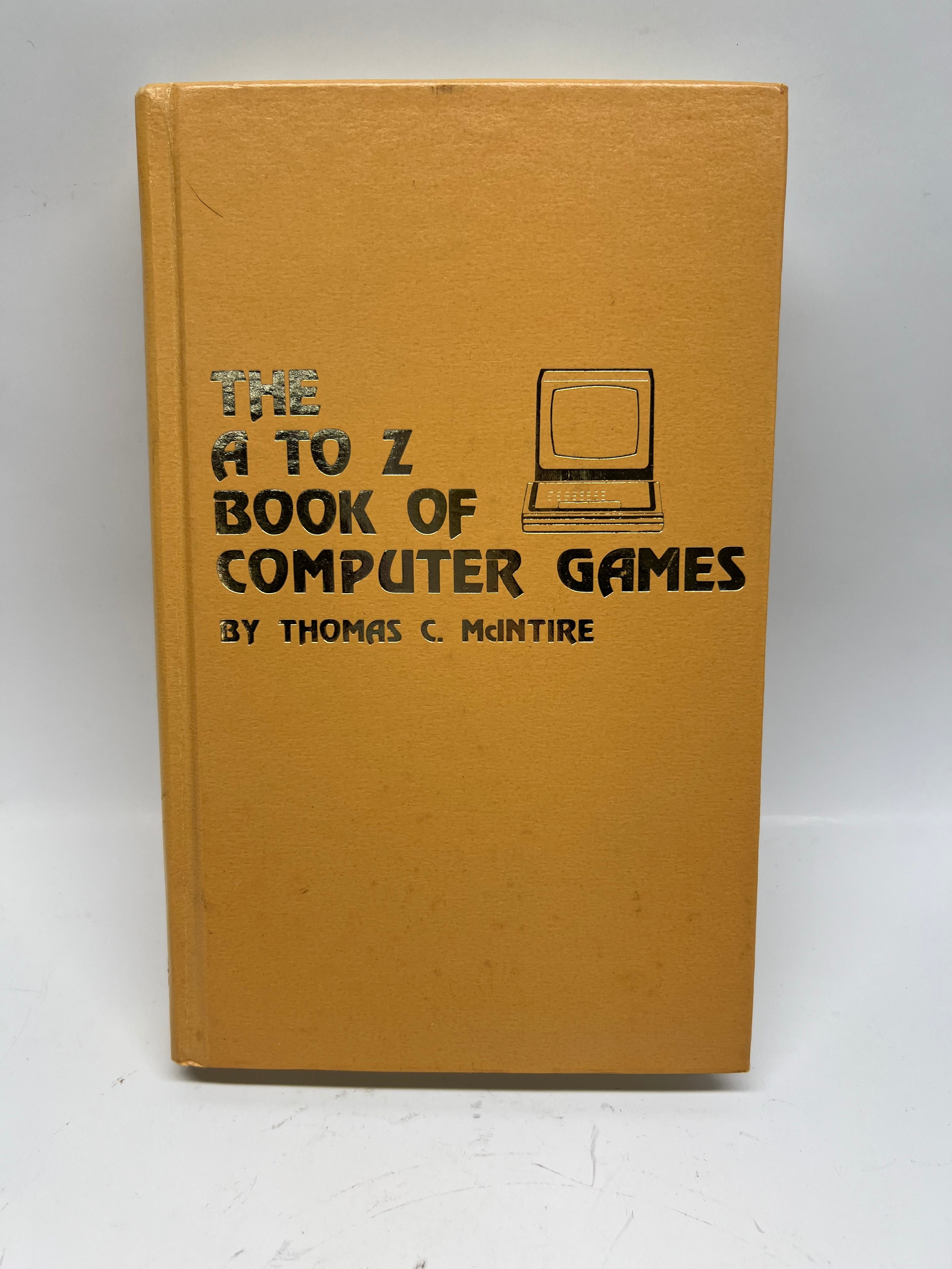 Vintage Retro "The A to Z Book of Computer Games" (1979 Hardcover)