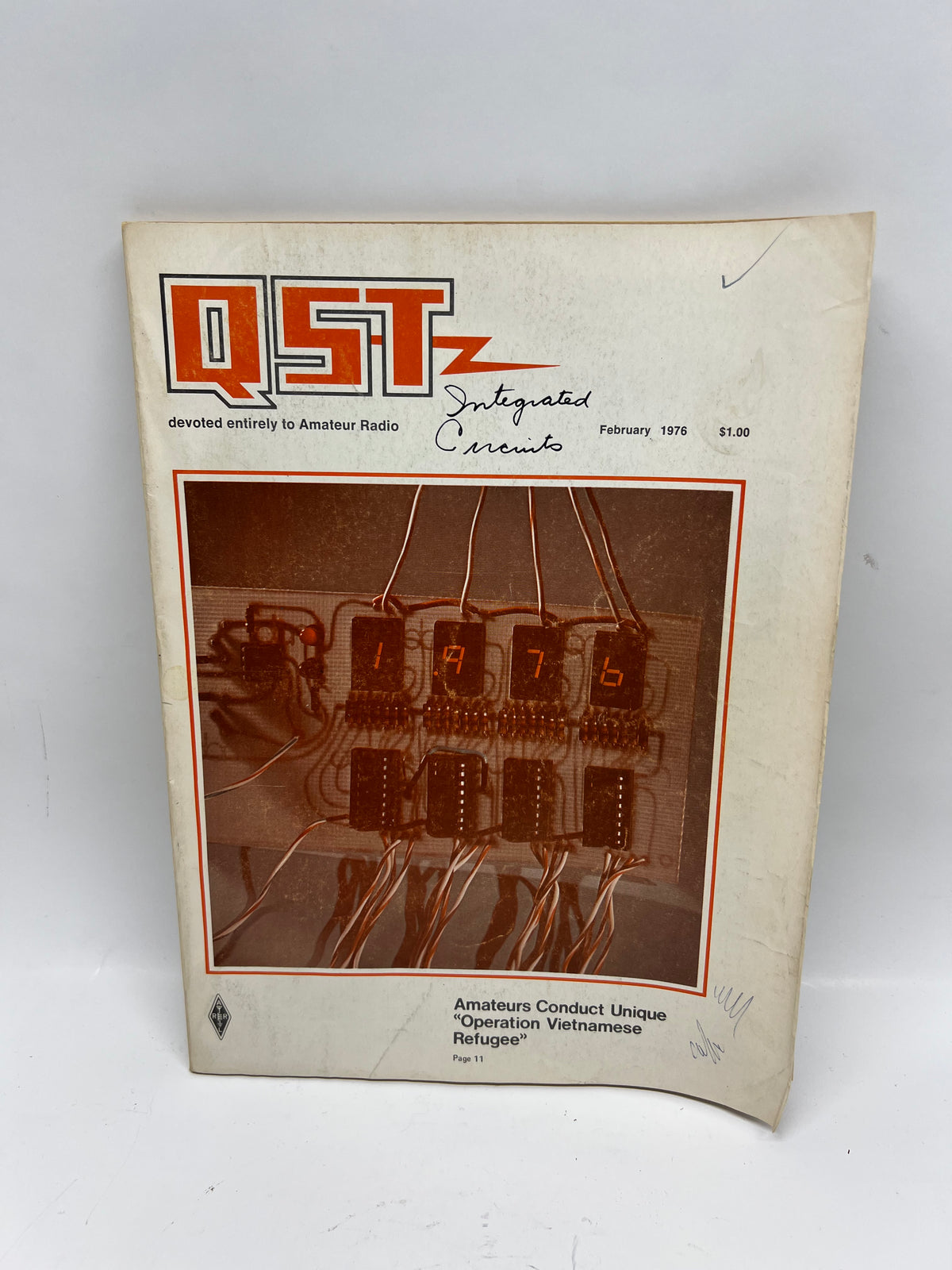 Vintage QST Amateur Radio Magazine - February 1976
