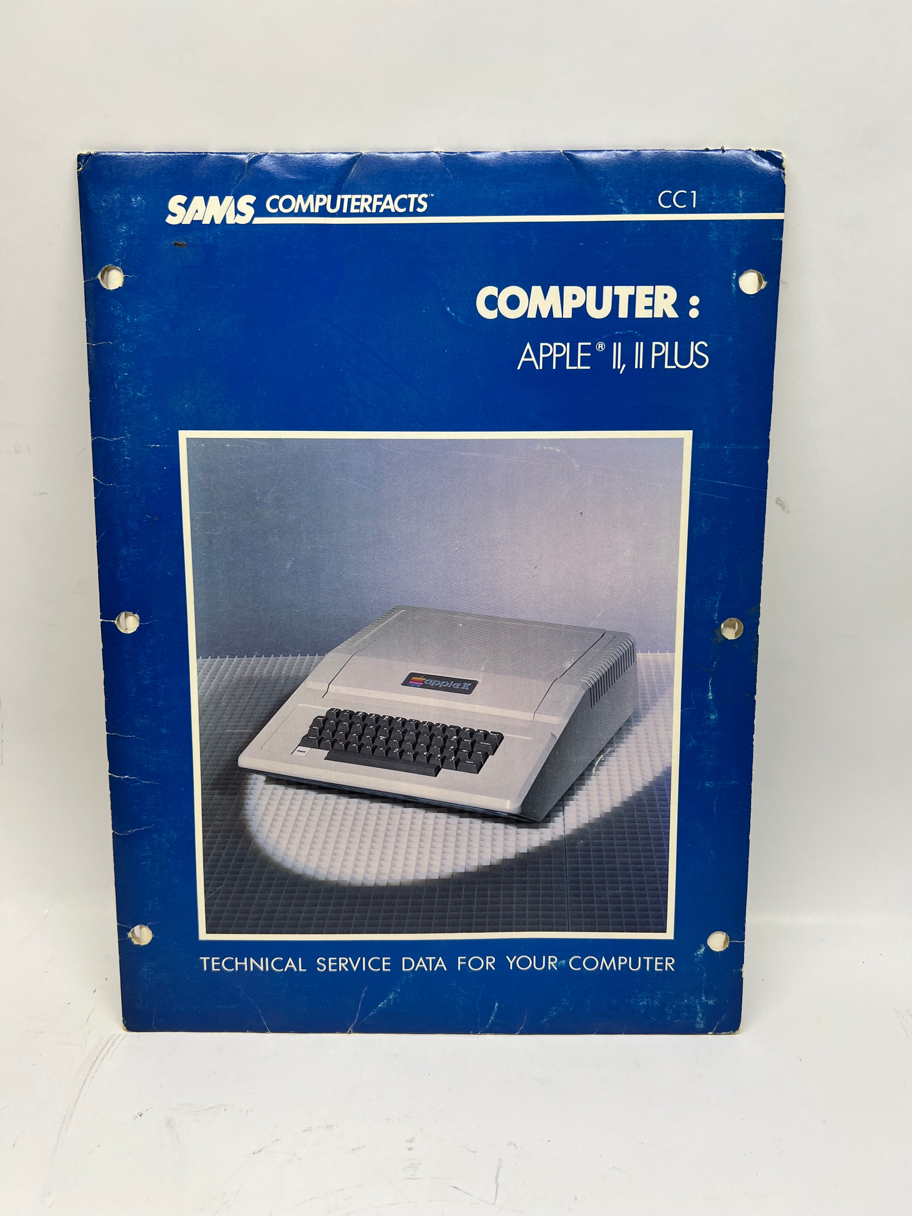 Vintage Sams Computerfacts Apple II & II Plus Technical Service Manual (CC1)