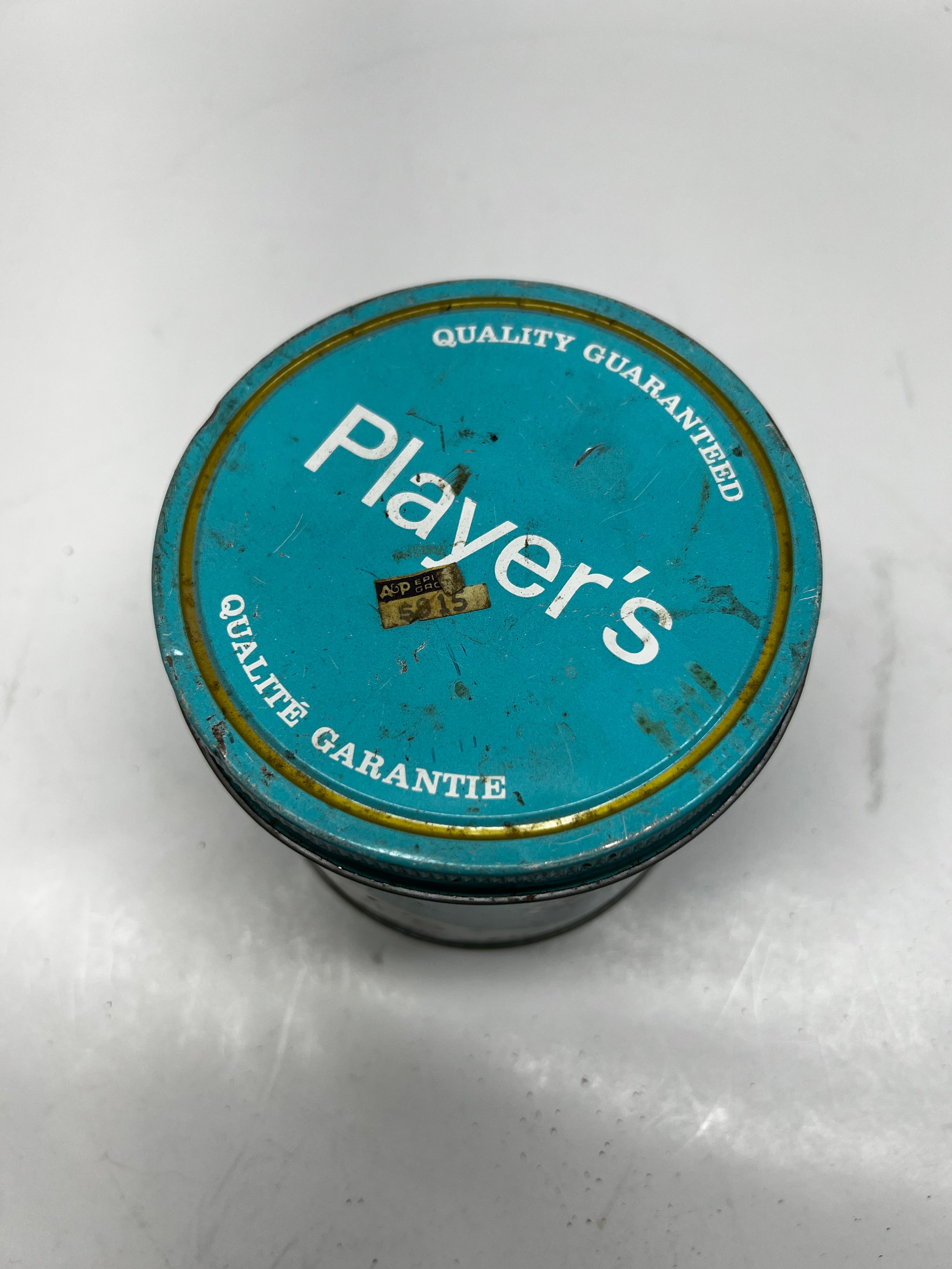 Player's Cigarette Tobacco Tin - 200g Blue/White Canister