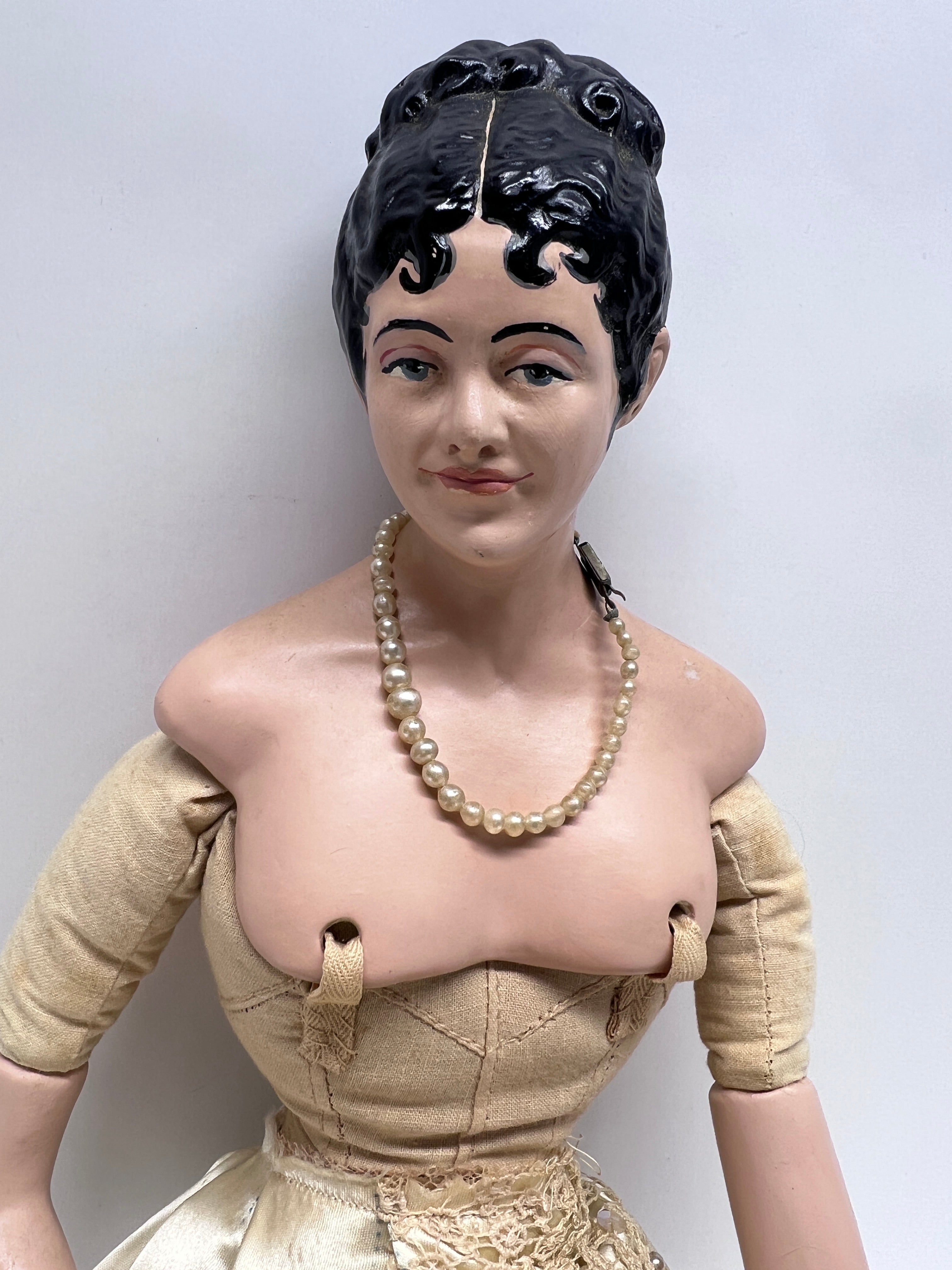 Vintage Magge Head Kane Porcelain Artist Doll - Victorian Lady