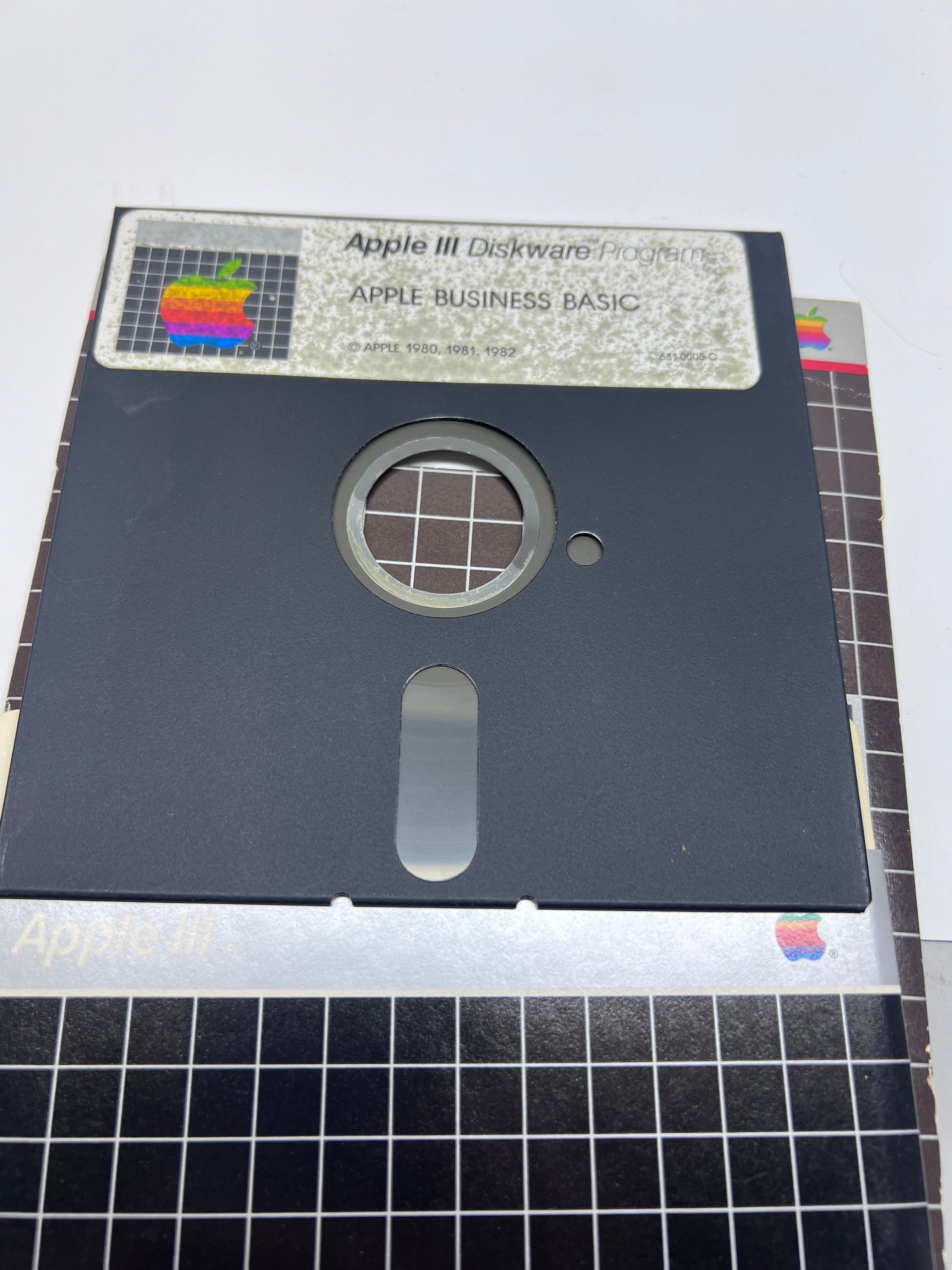 Apple III Diskware Program - Apple Business Basic (Folder & Disk)