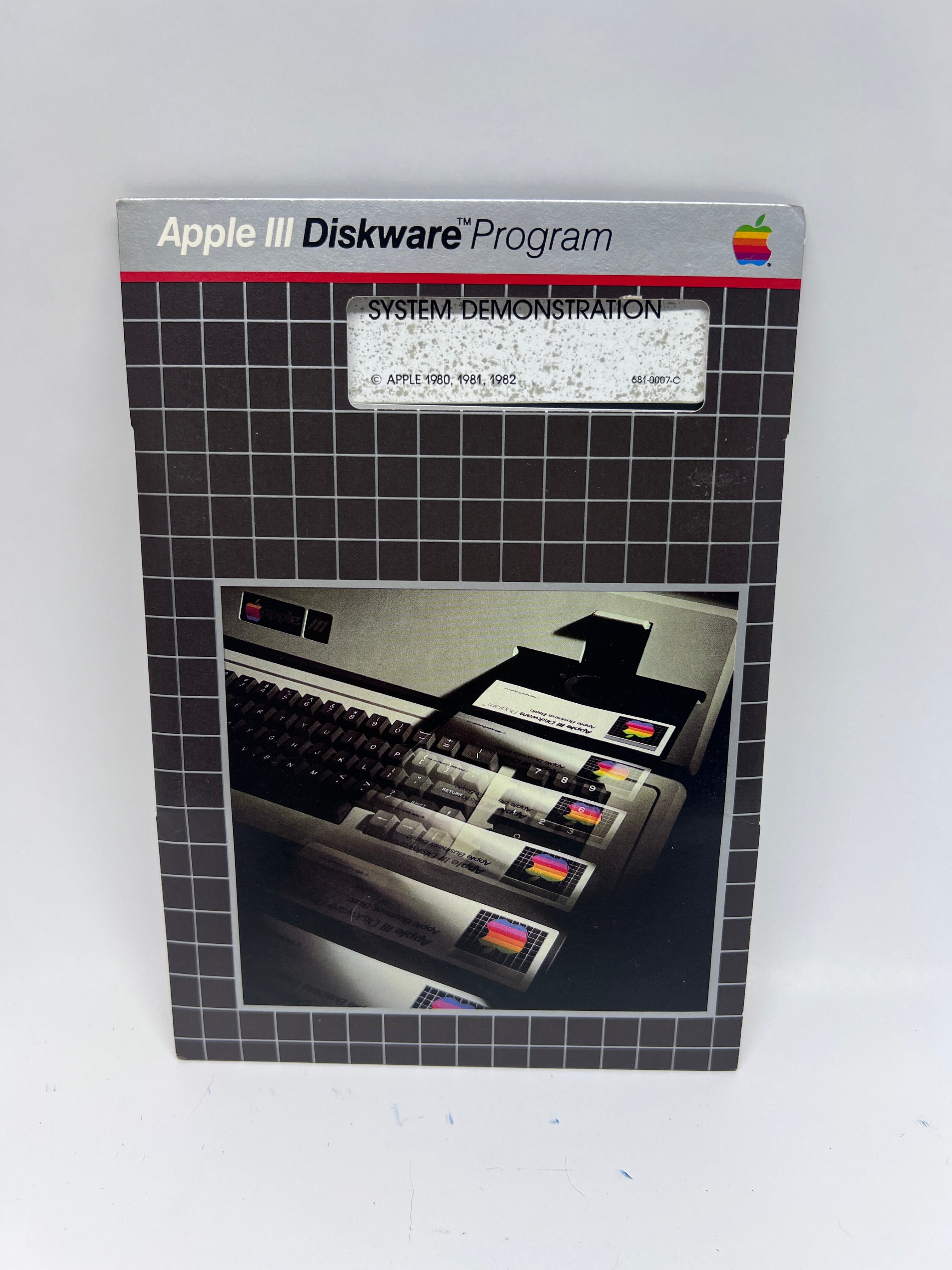 Rare Apple III System Demonstration Floppy Disk 681-0007-C (1982) RARE