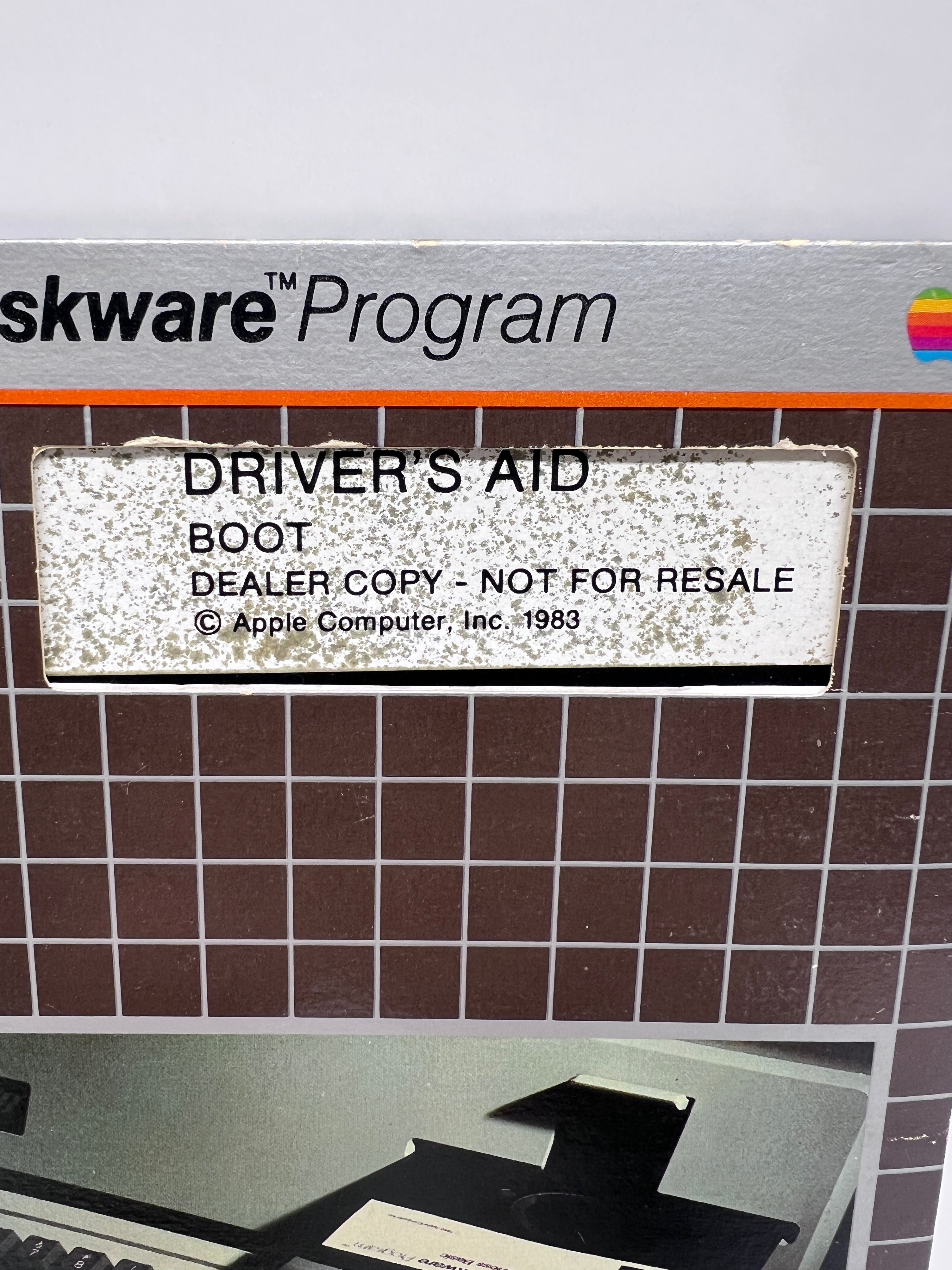 Rare 1983 Apple III Driver's Aid Software - Dealer Copy