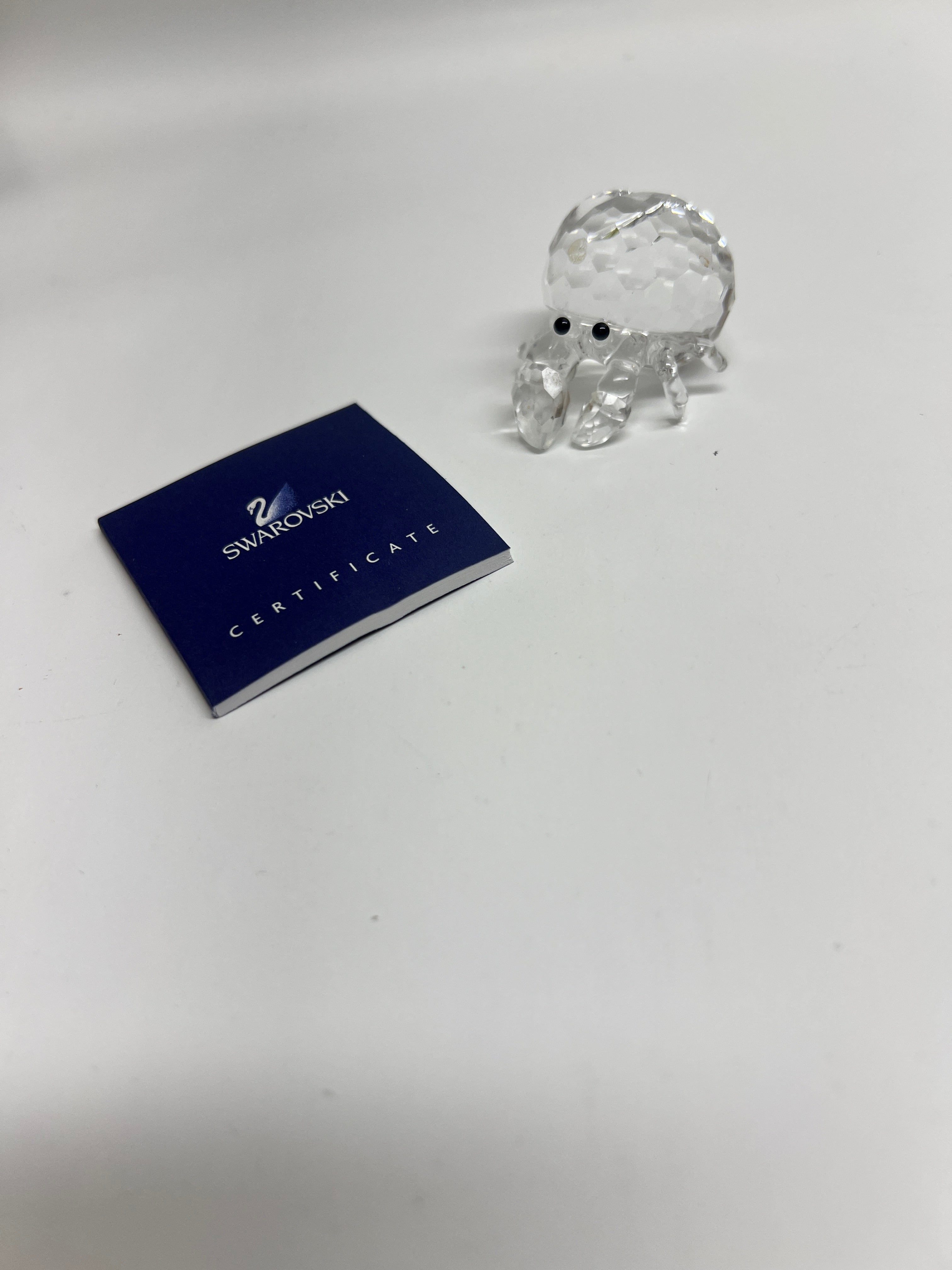 Swarovski Crystal Hermit Crab Figurine with Box - Made in Austria