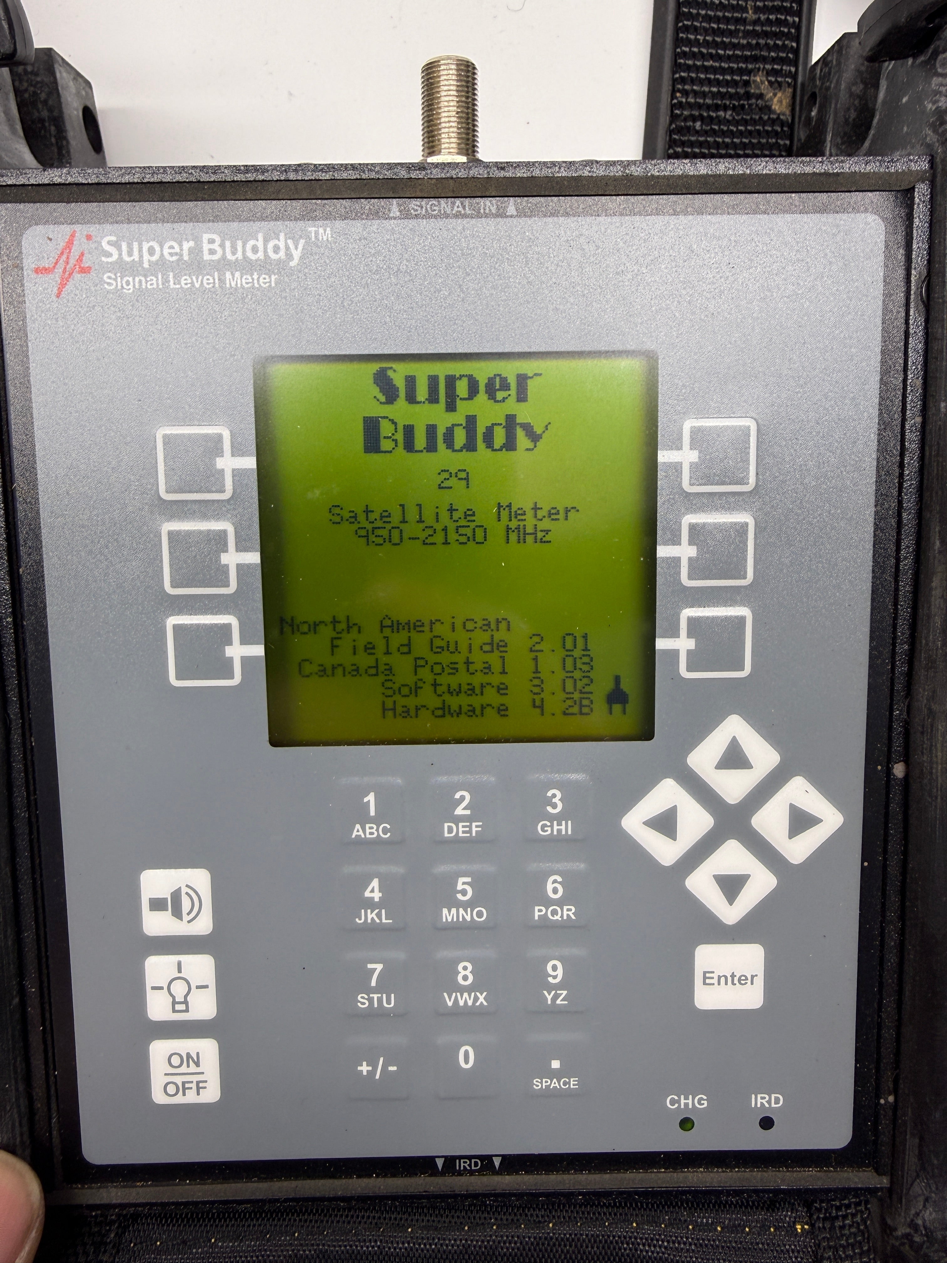 APPLIED INSTRUMENTS SUPER BUDDY 29 SATELLITE SIGNAL LEVEL METER Tested/Working