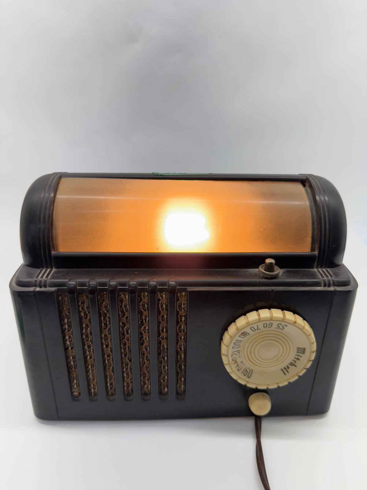 Vintage Mitchell Lullaby Radio Lamp Combo
