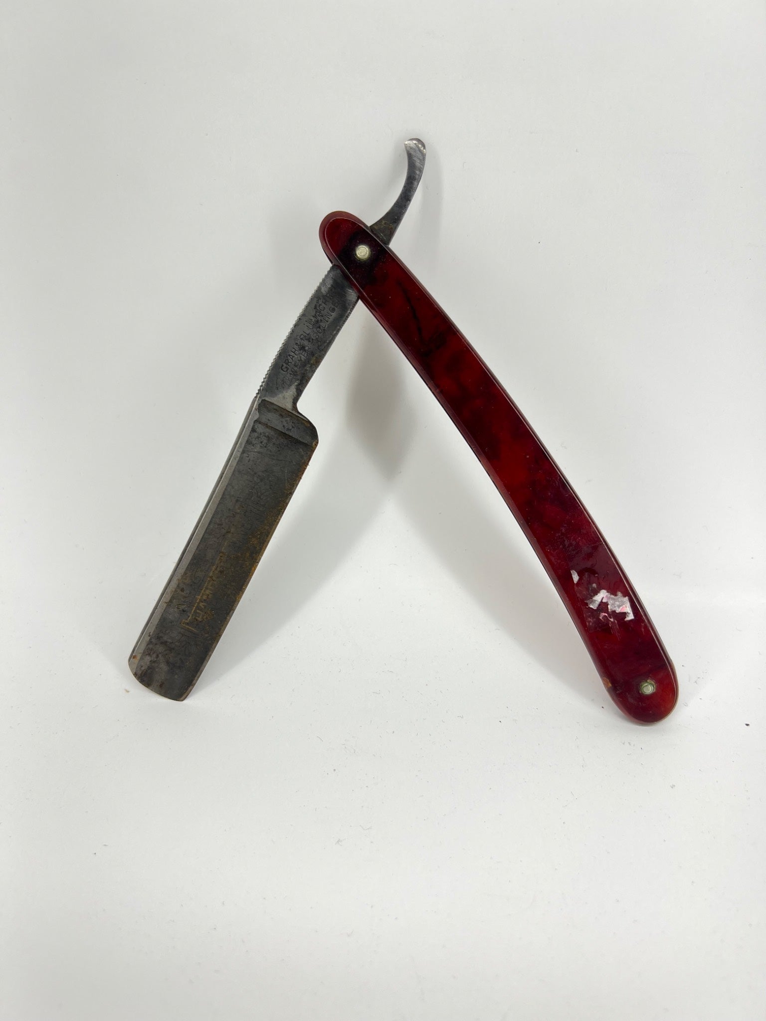 1930 Grah & Plumacher Straight Razor with original box