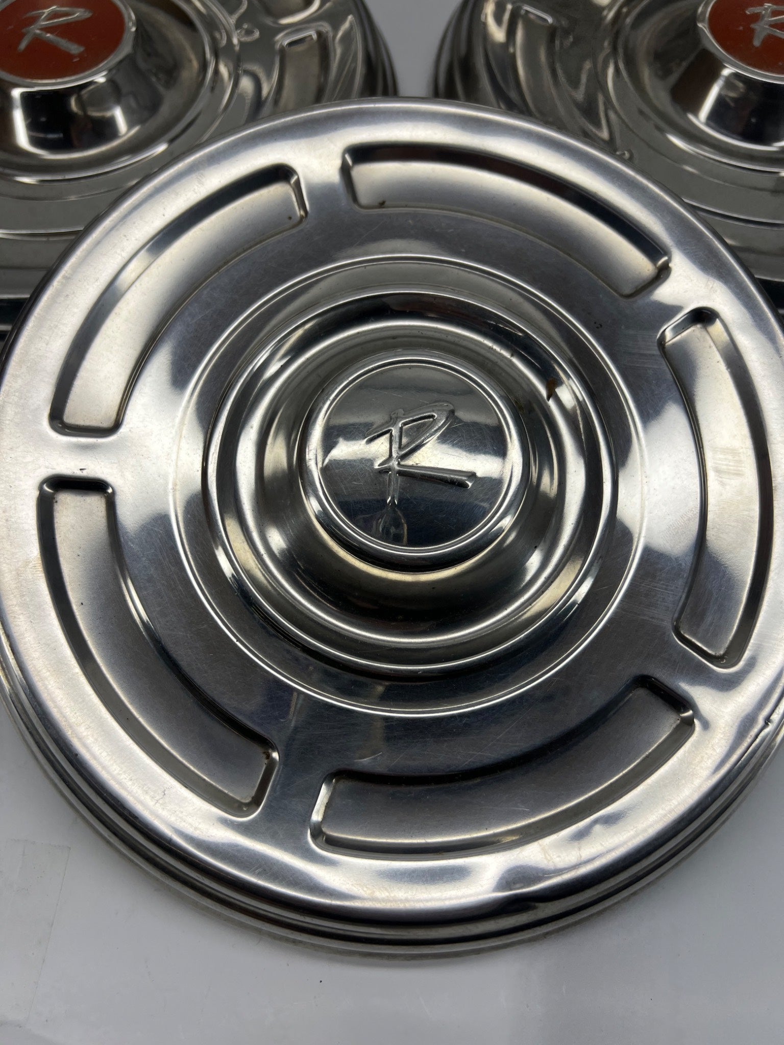 5 Rambler Hubcaps Made in USA 1960s