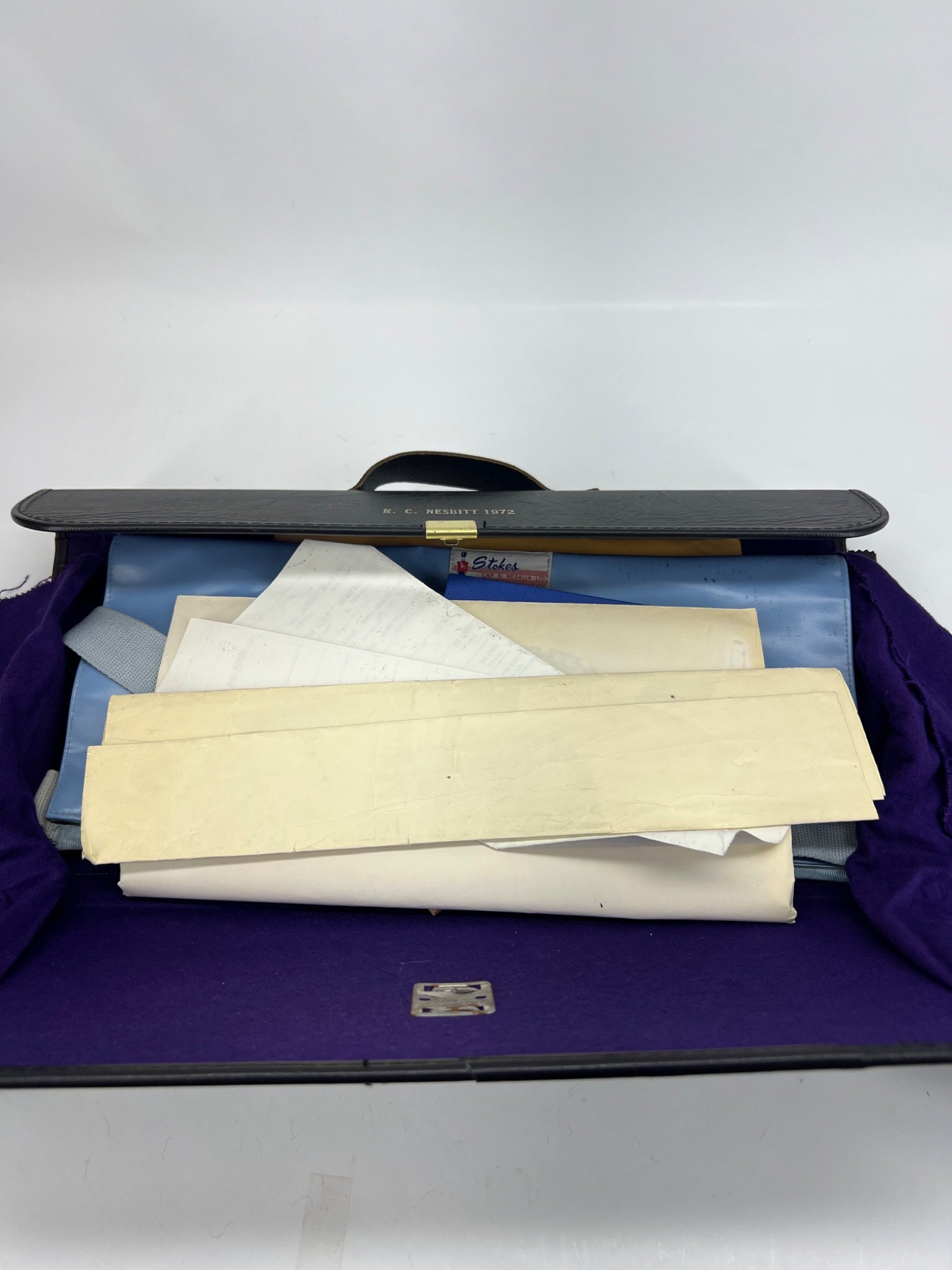 Masonic Regalia with Case, 1972