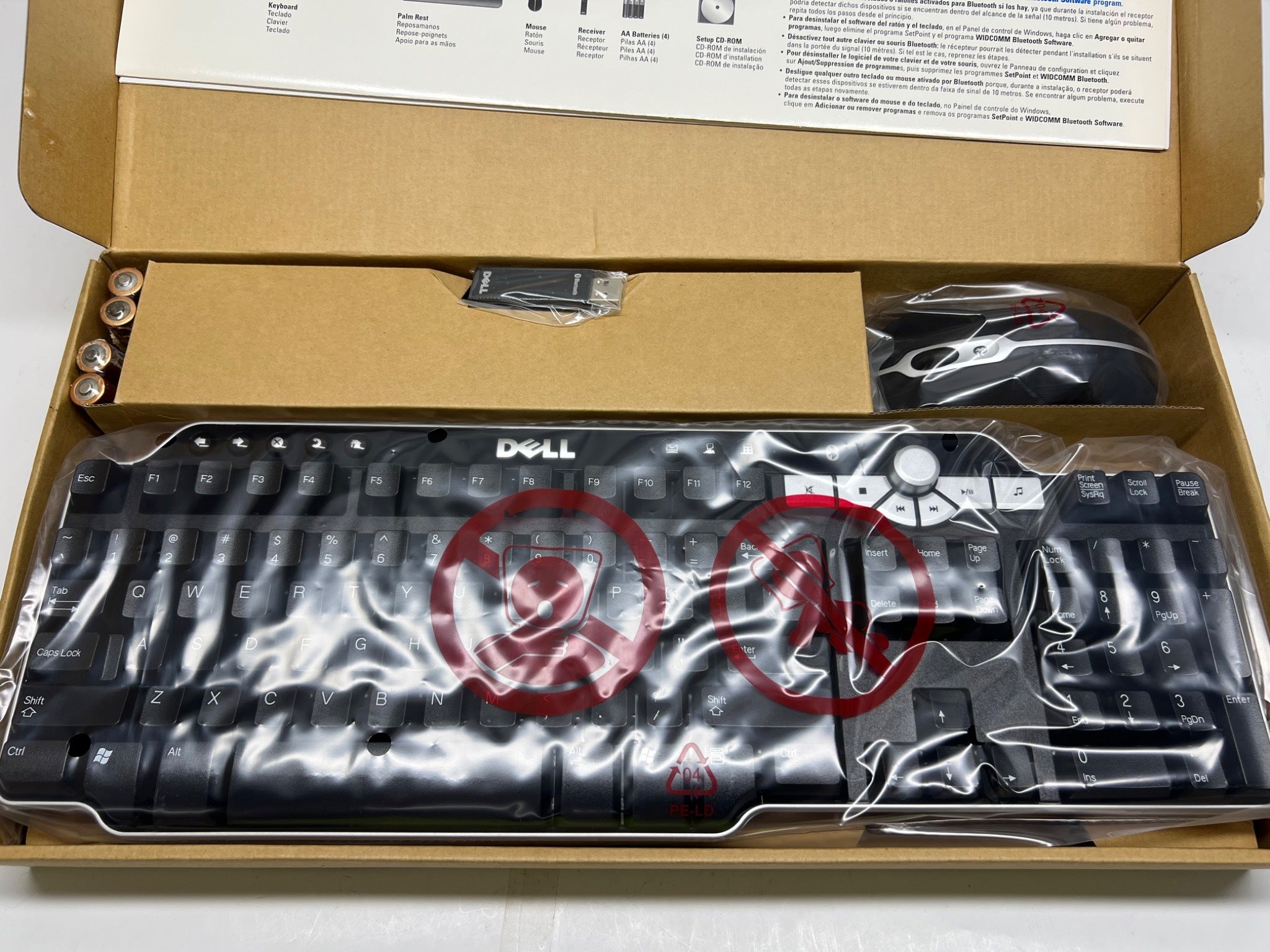 New Dell Wireless Keyboard and Mouse Set – Original Box