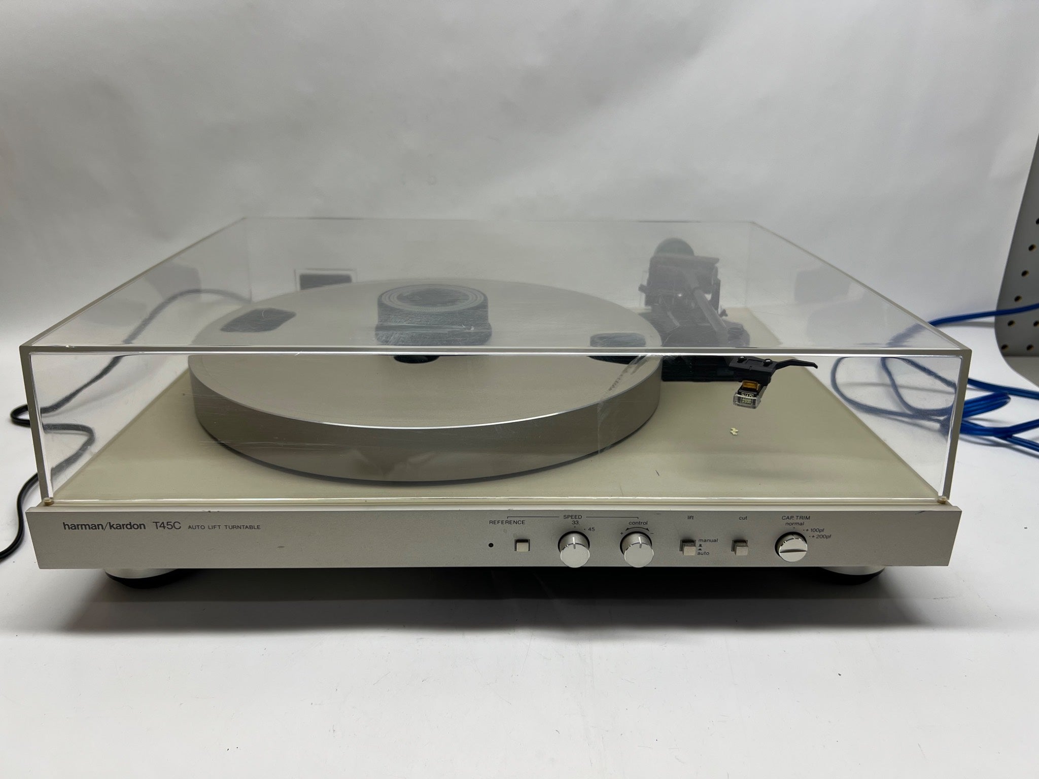 Harman Kardon T45C Turntable Automatic Lift Belt Drive Hi-Fi Audiophile Japan