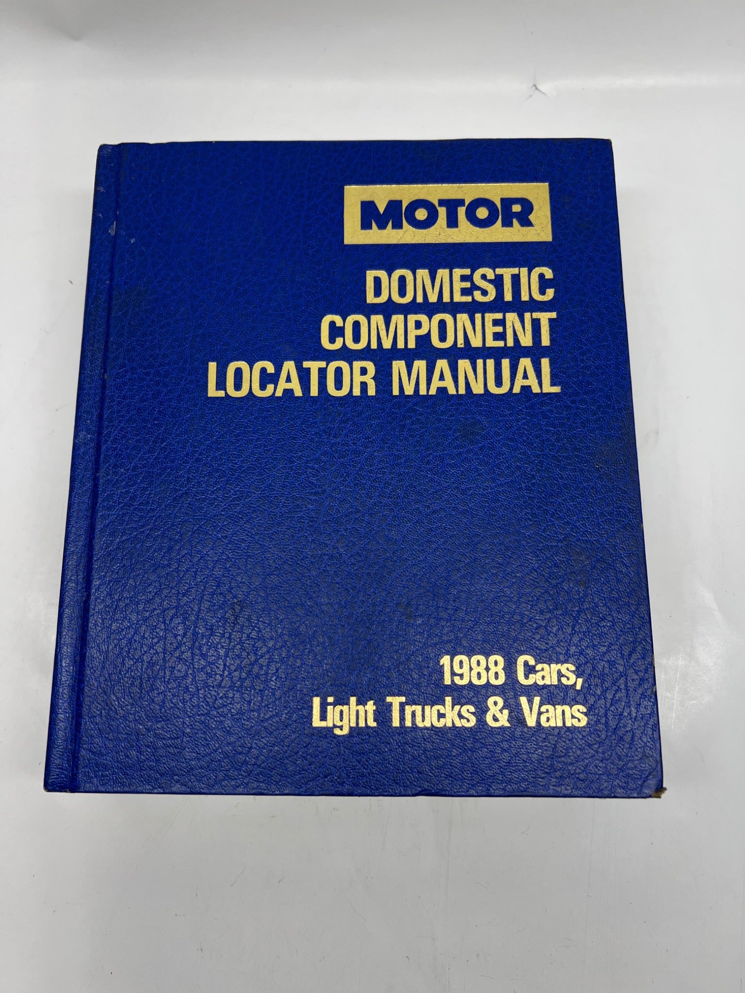 1988 Motor Component Locator Manual