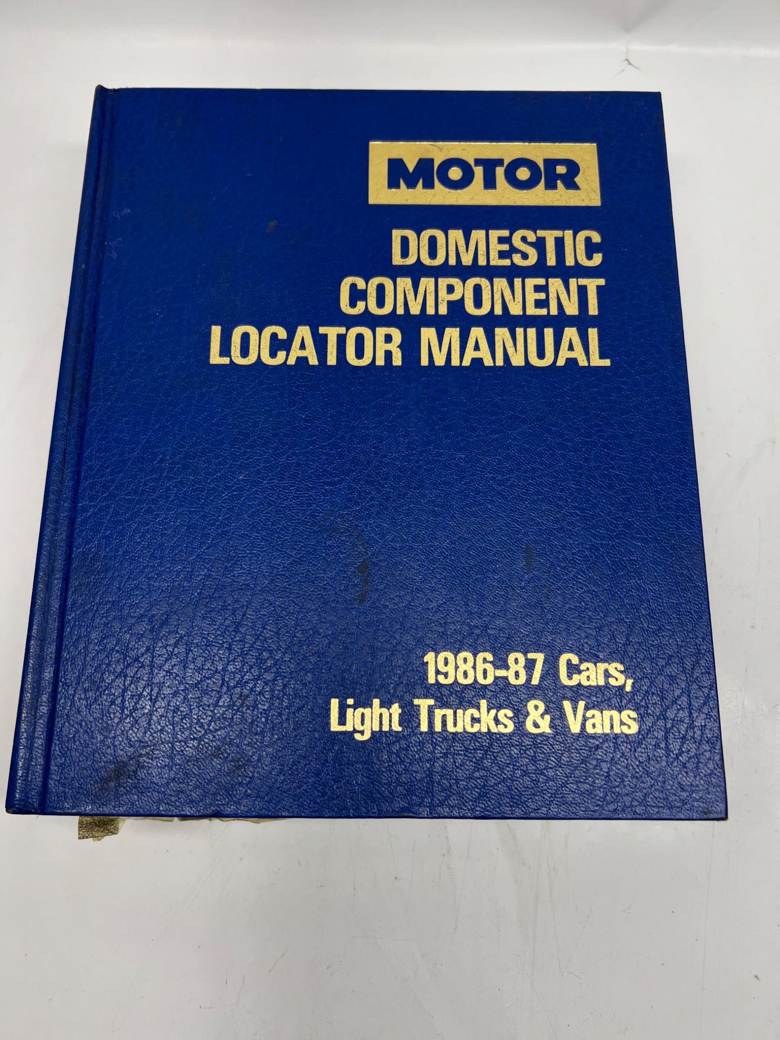 1986-1987 Motor Domestic Component Locator Manual Made In Canada
