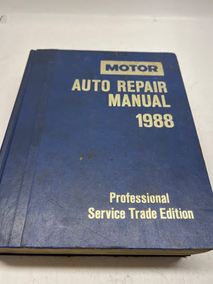 1988 Motor Auto Repair Manual on a white background