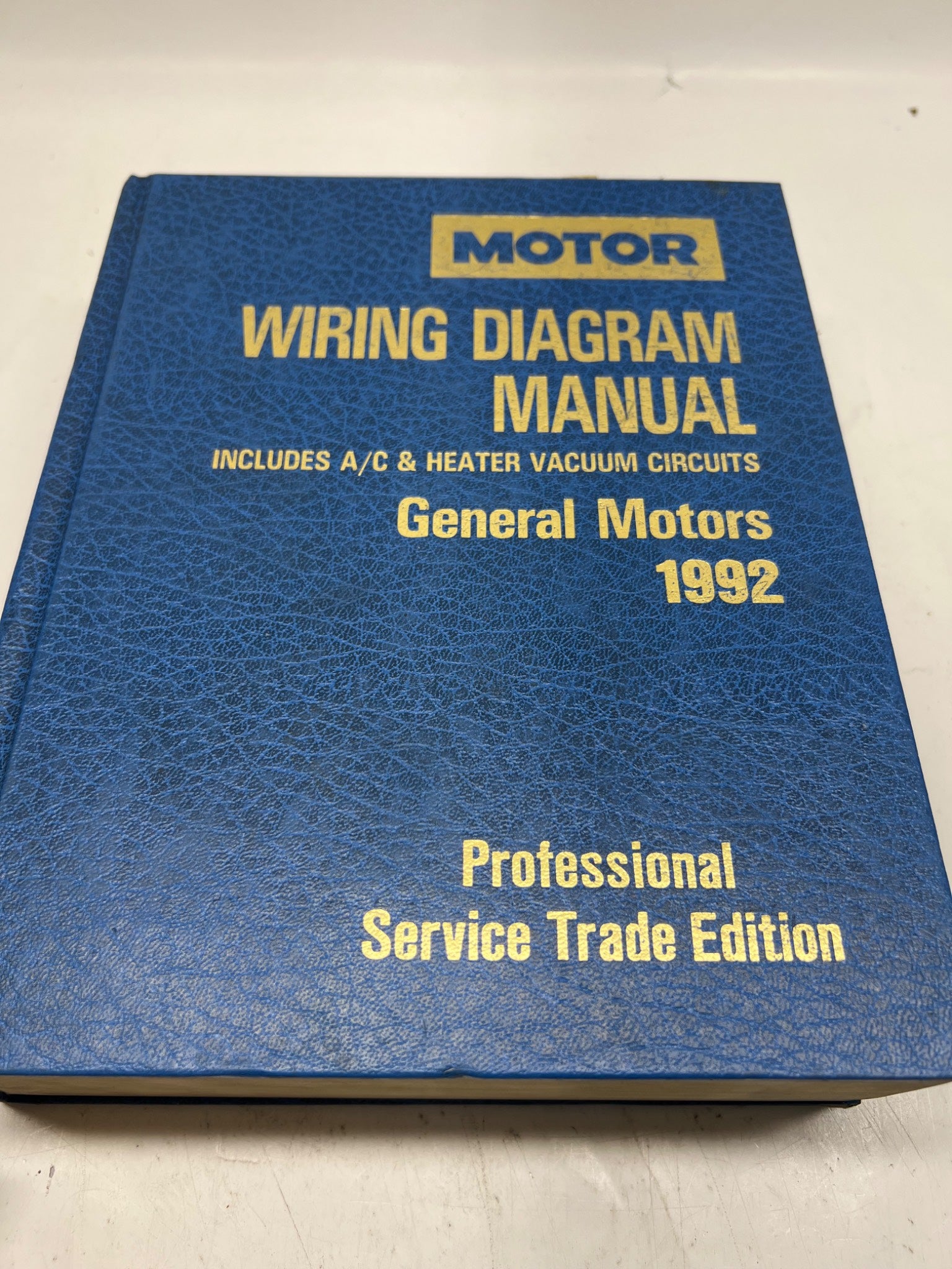 1992 General Motors Wiring Diagram Manual