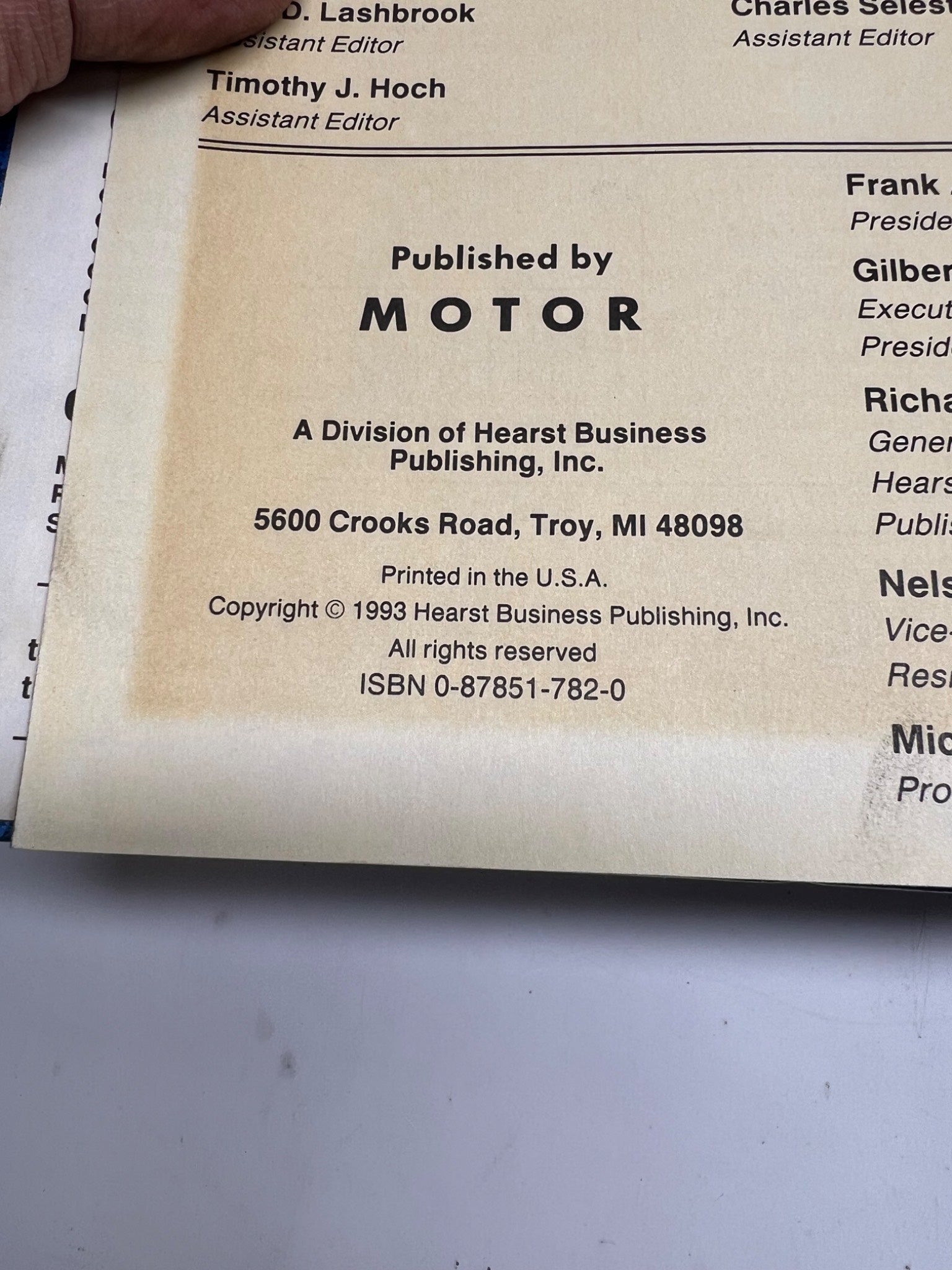 1992 General Motors Wiring Diagram Manual