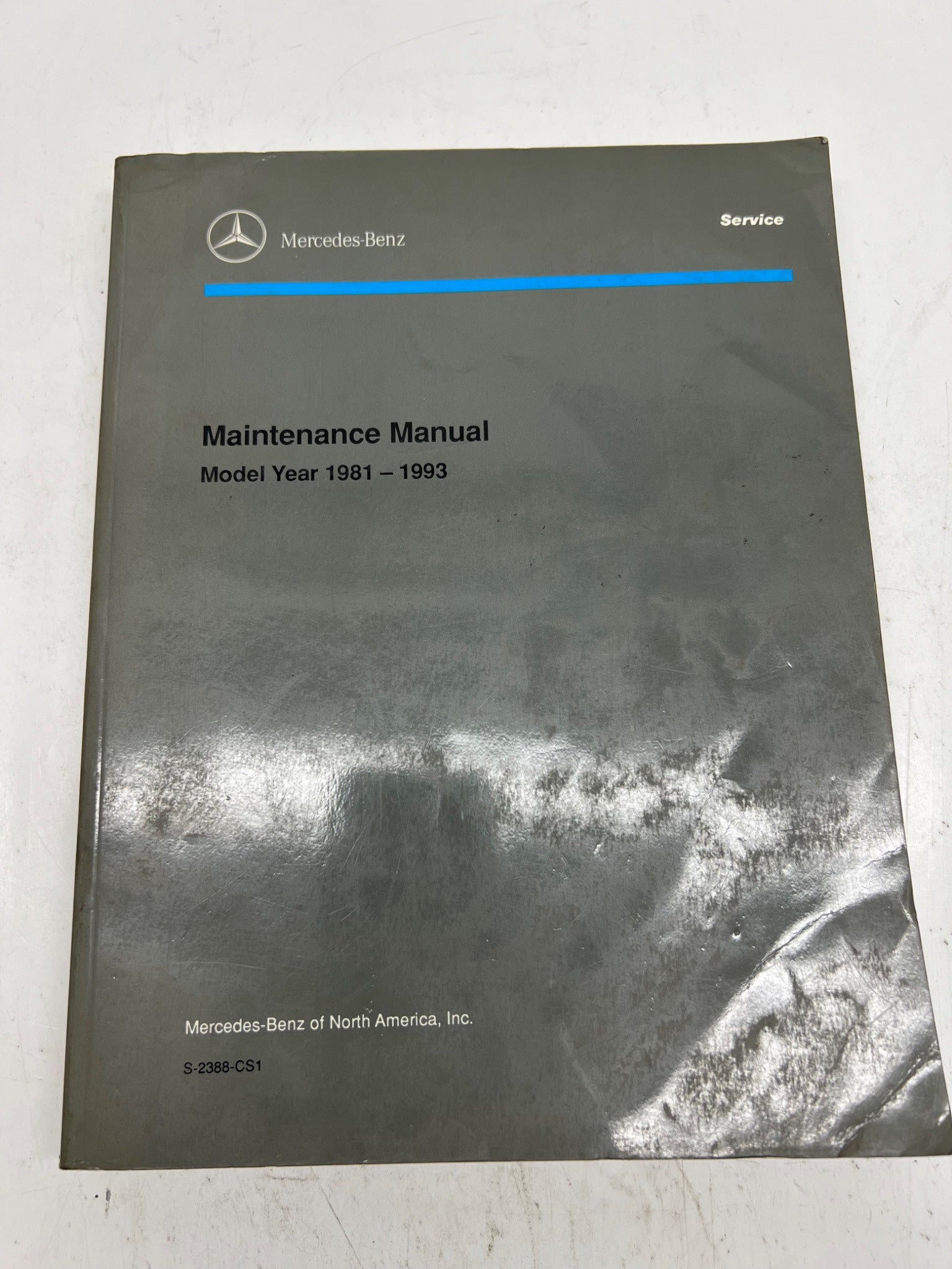 1993 Mercedes-Benz Maintenance Manual