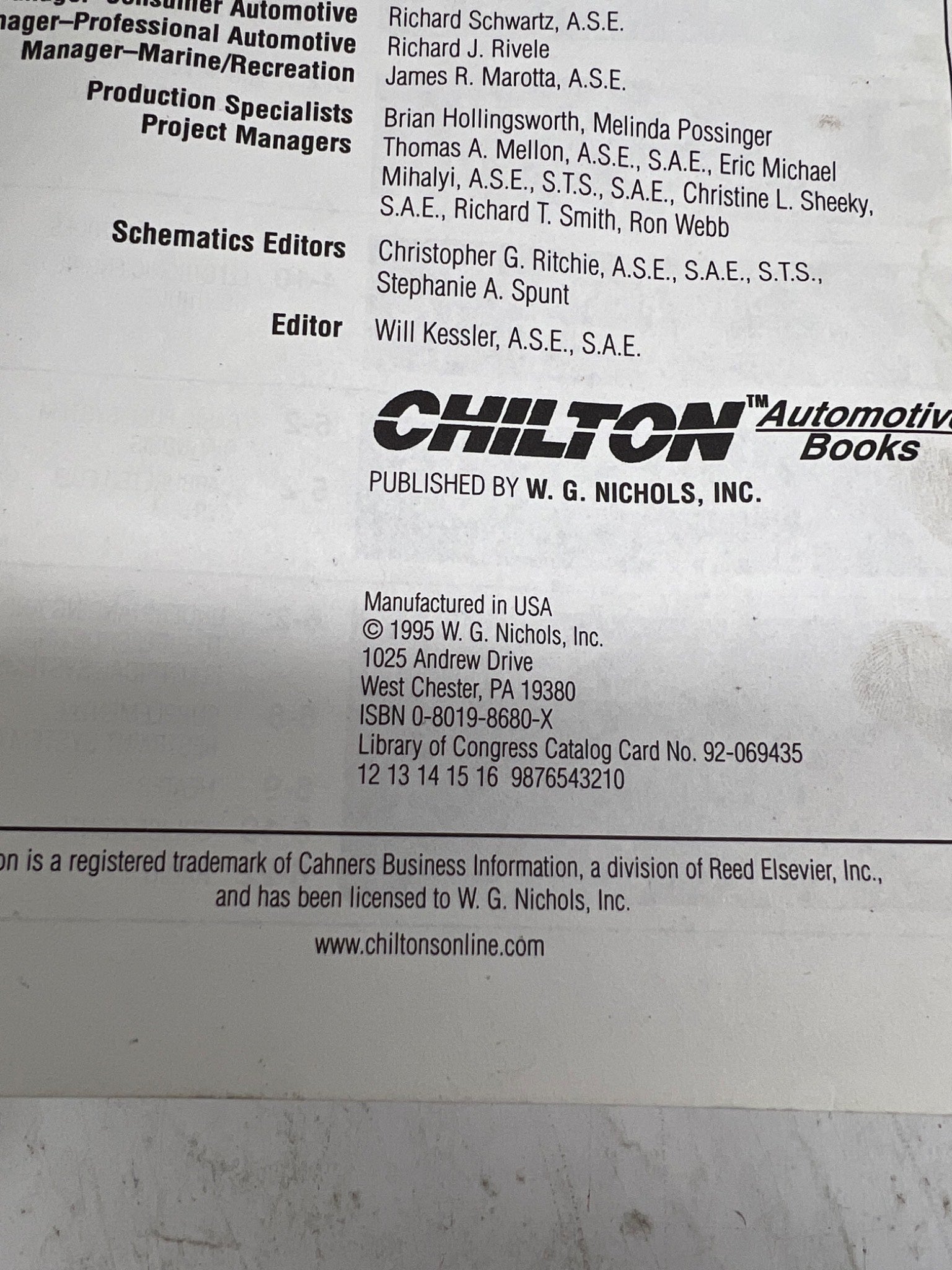 1995 Honda Accord/Prelude Repair Manual