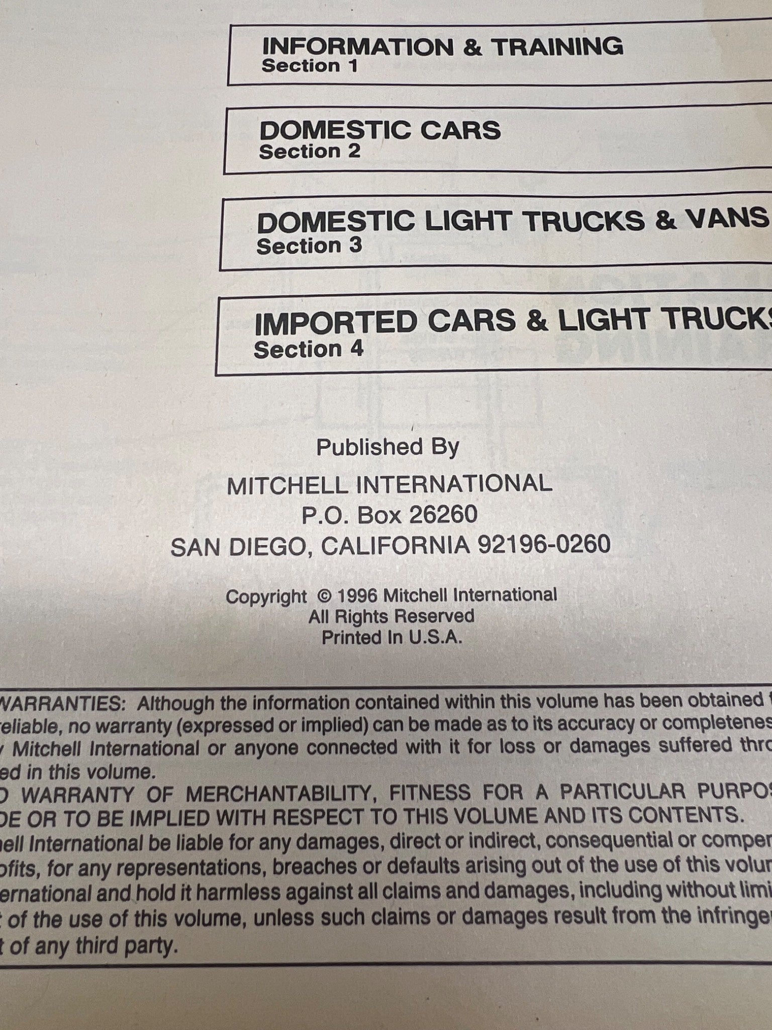 1996 Raybestos Domestic and Import Hydraulic Brake Service Manual