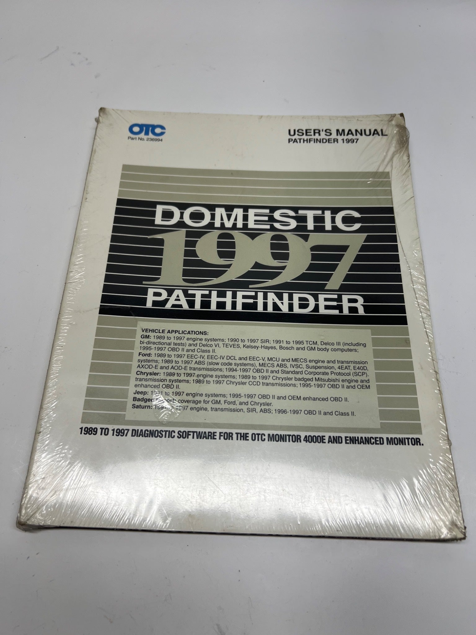 1997 Domestic Pathfinder User’s Manual