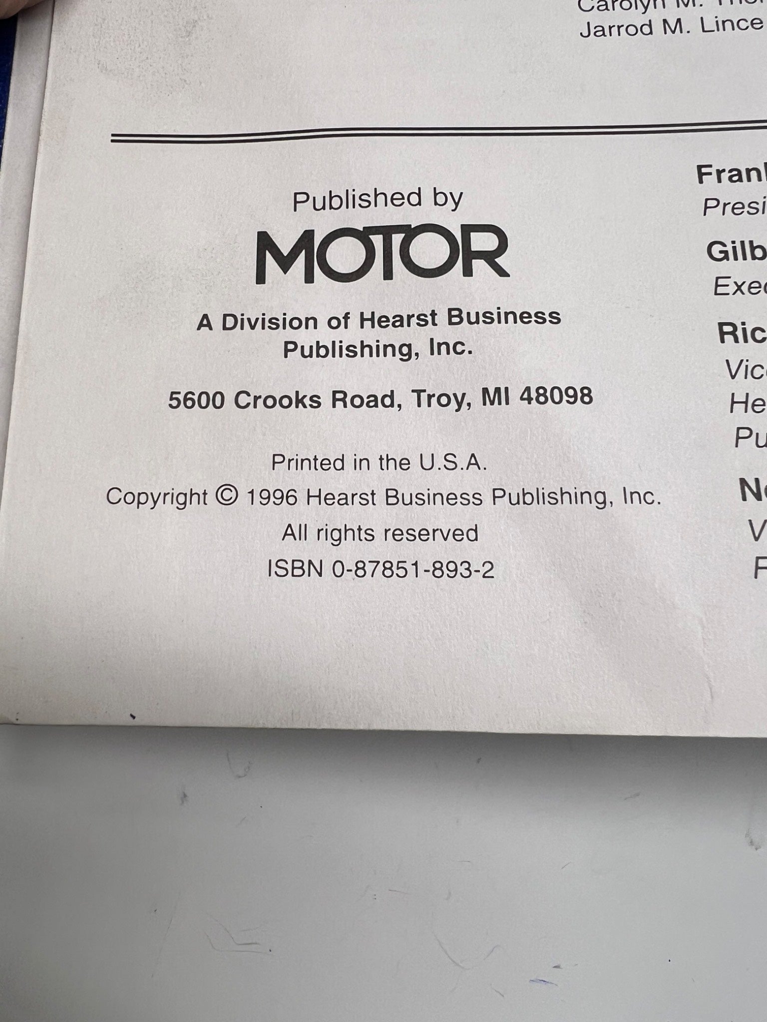 1997 Auto Engine Performance Manual