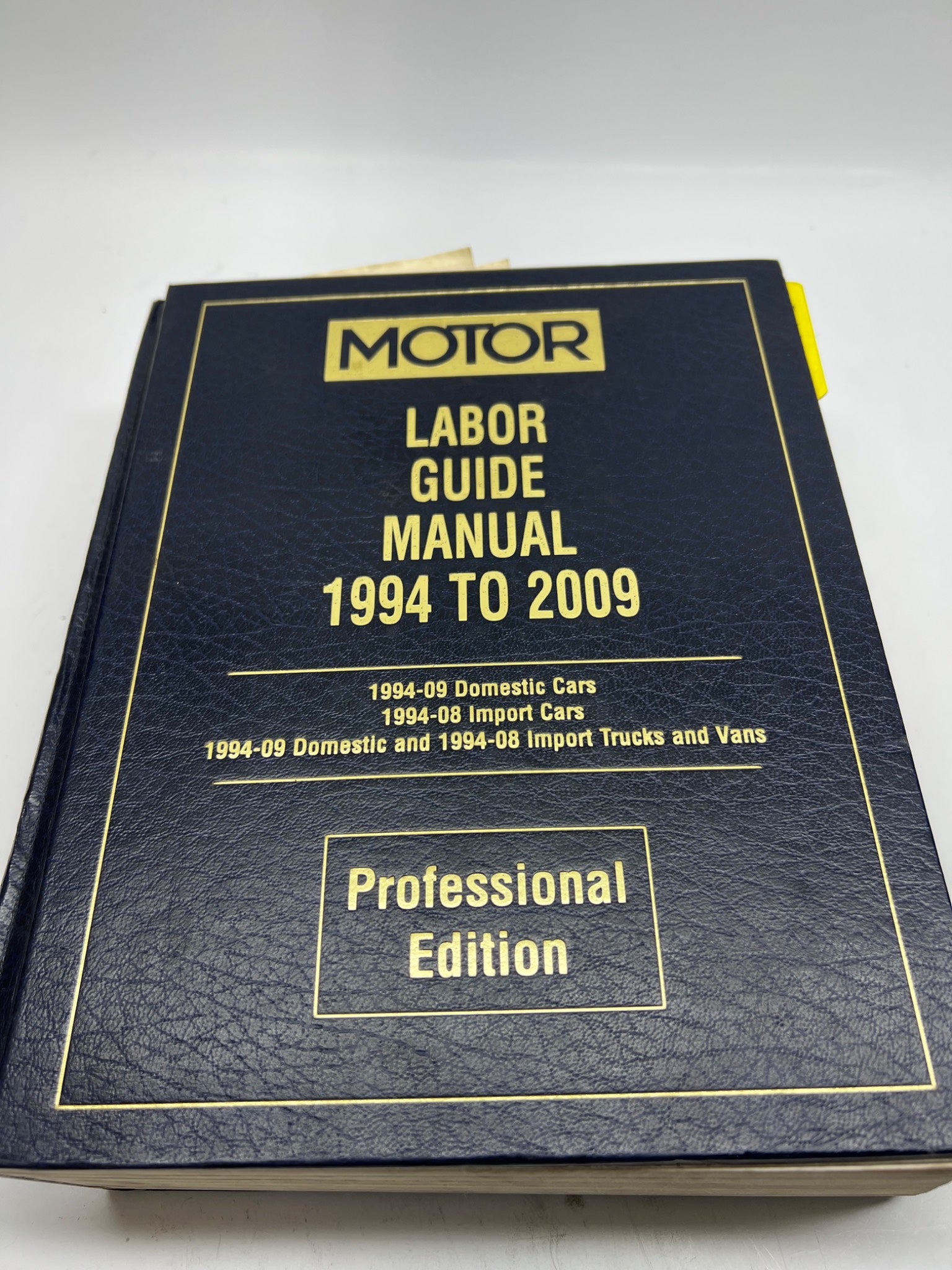 Motor Labor Guide Manual: 1994 to 2009