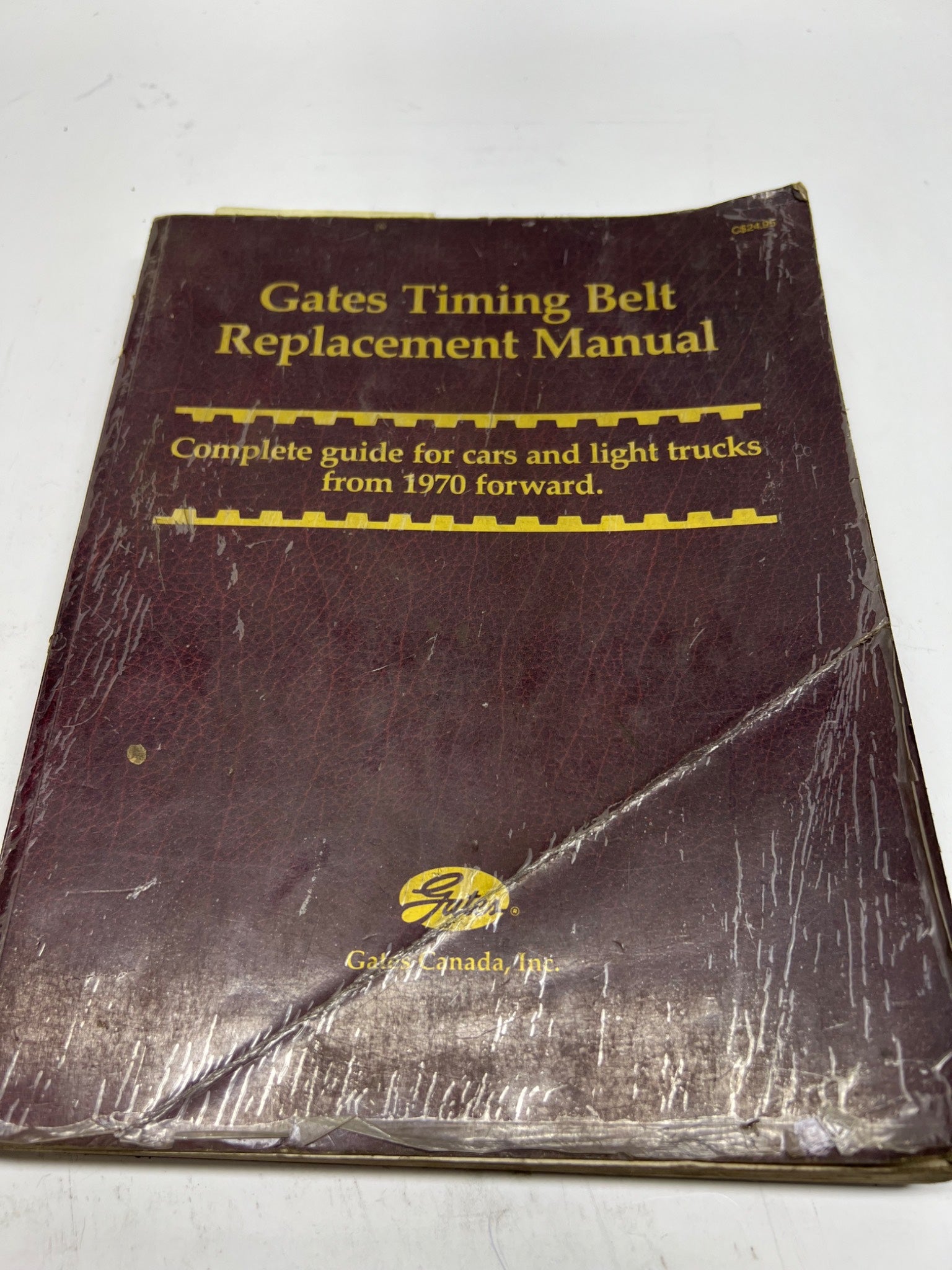 Gates Timing Belt Manual 1970 Forward