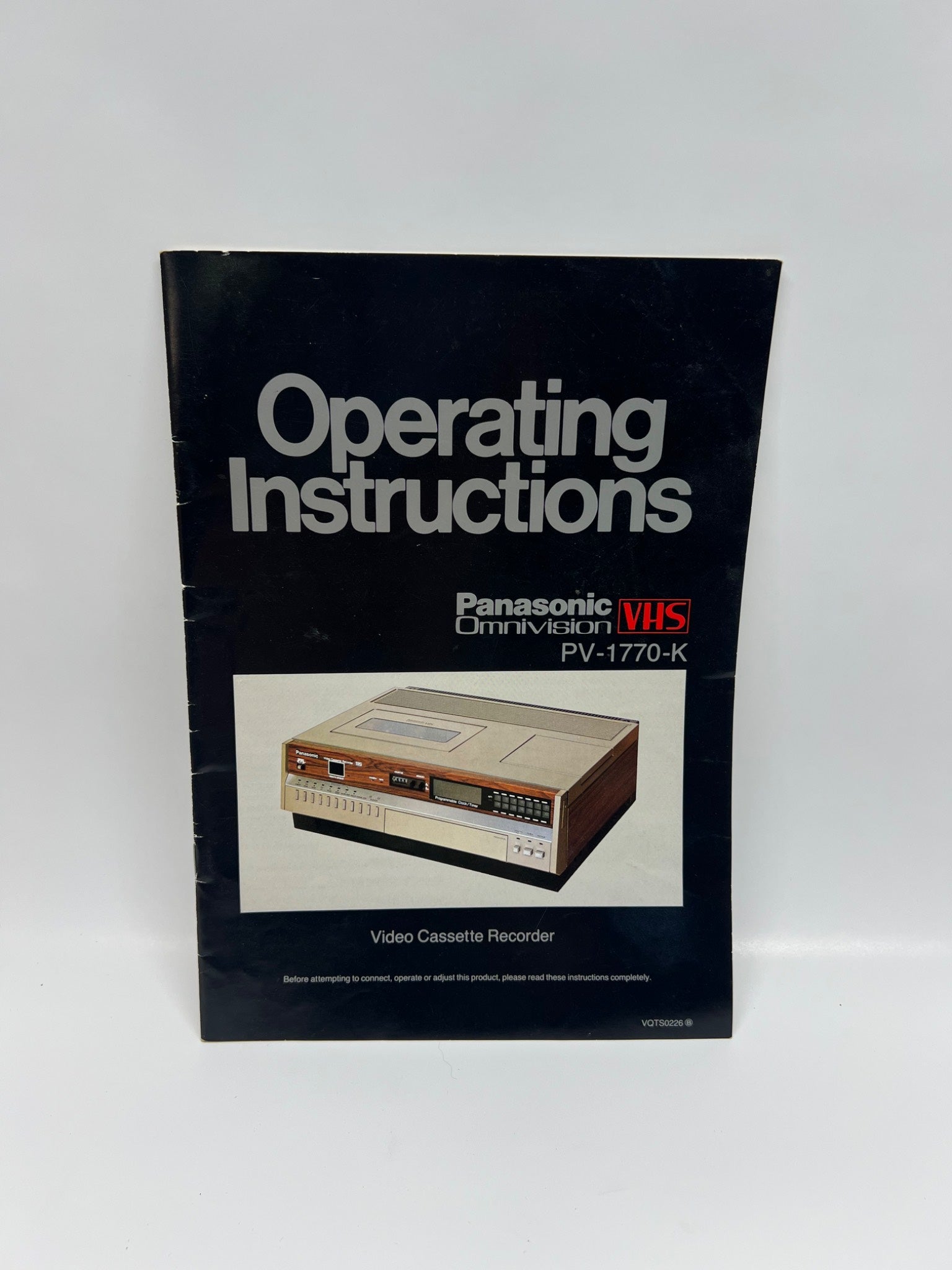 Panasonic PV-1770-K Operating Guide