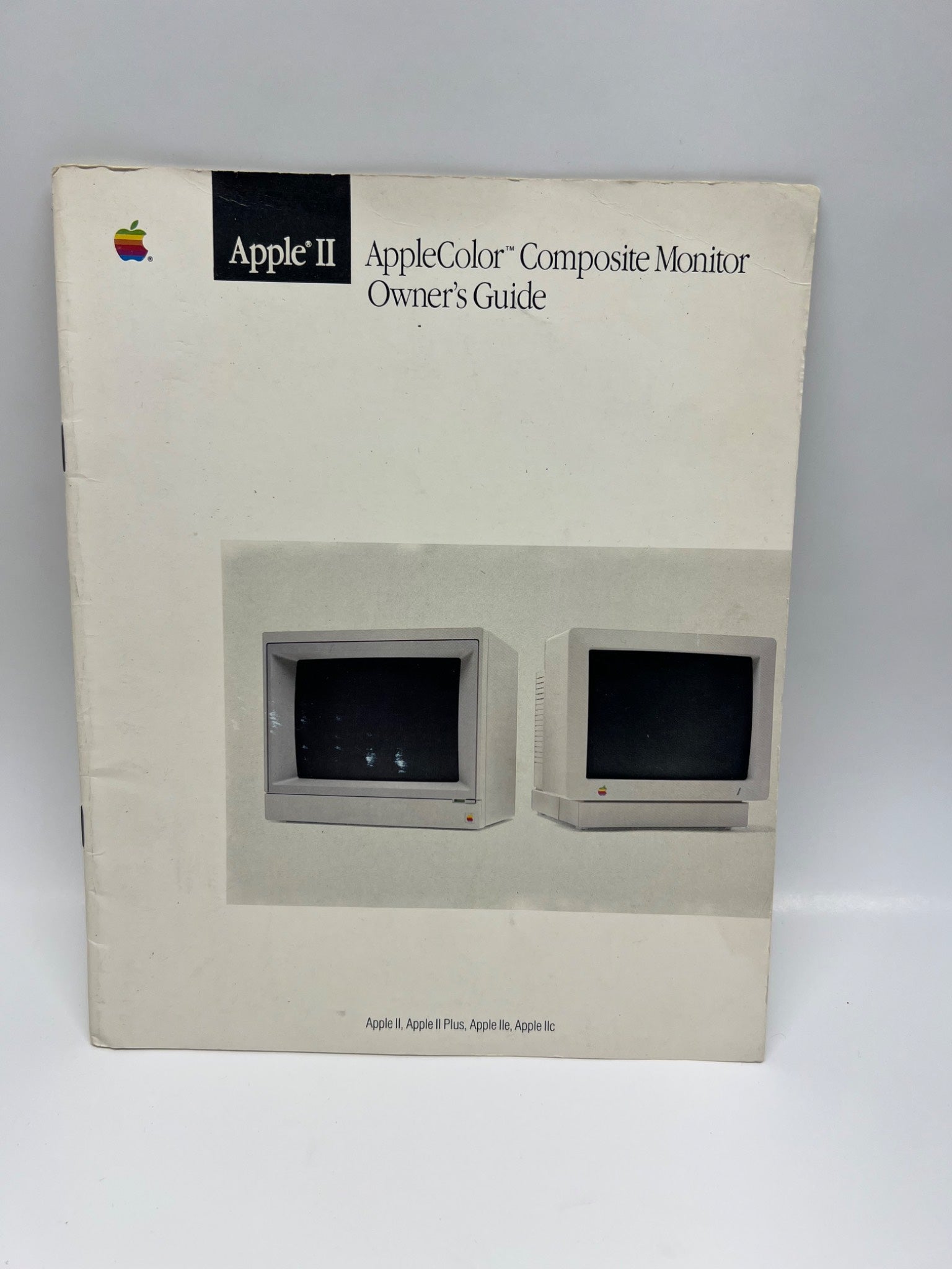 Vintage 1986 Apple II AppleColor Composite Monitor Owner’s Guide