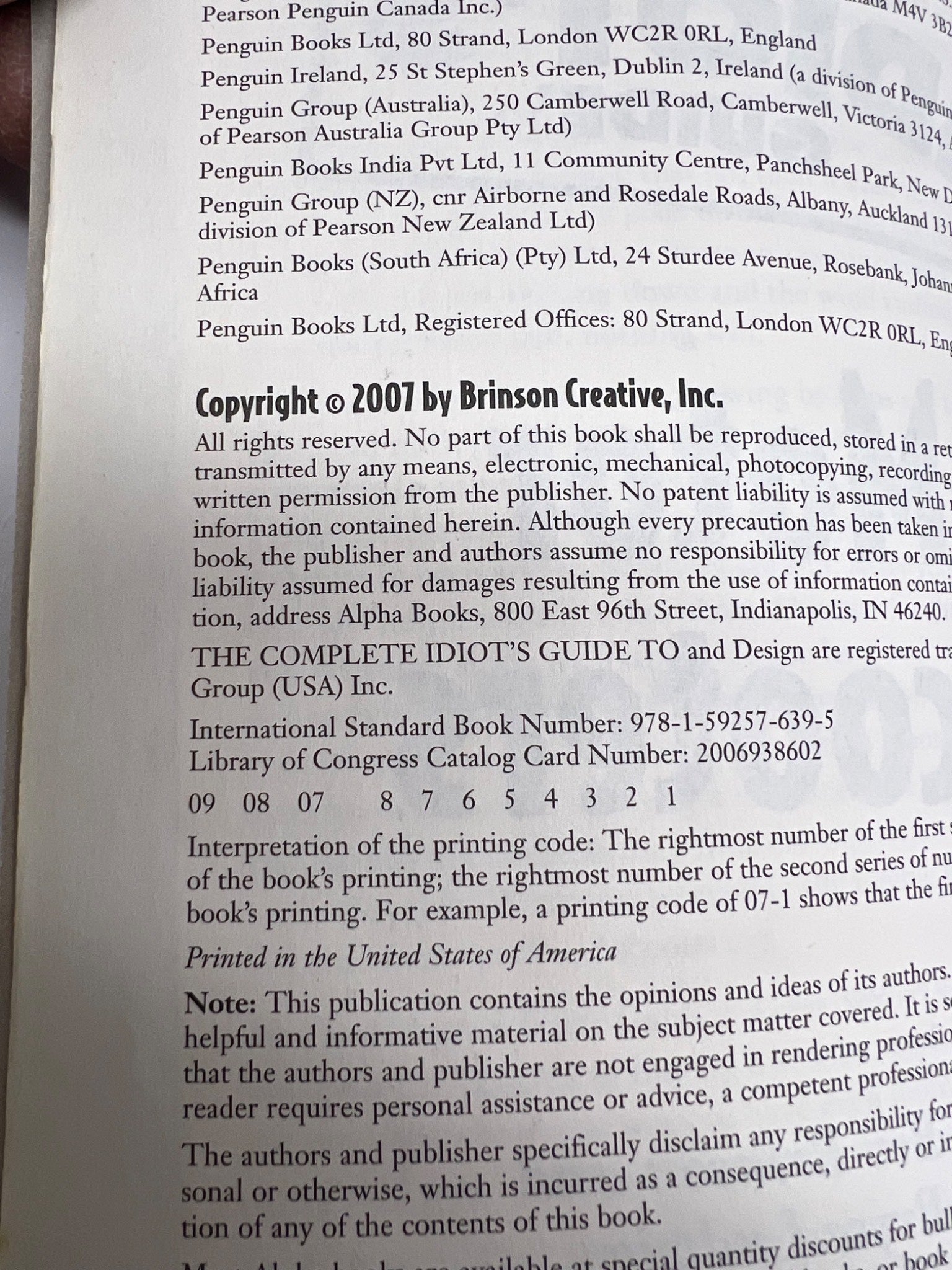 The Complete Idiot’s Guide to Motor Scooters