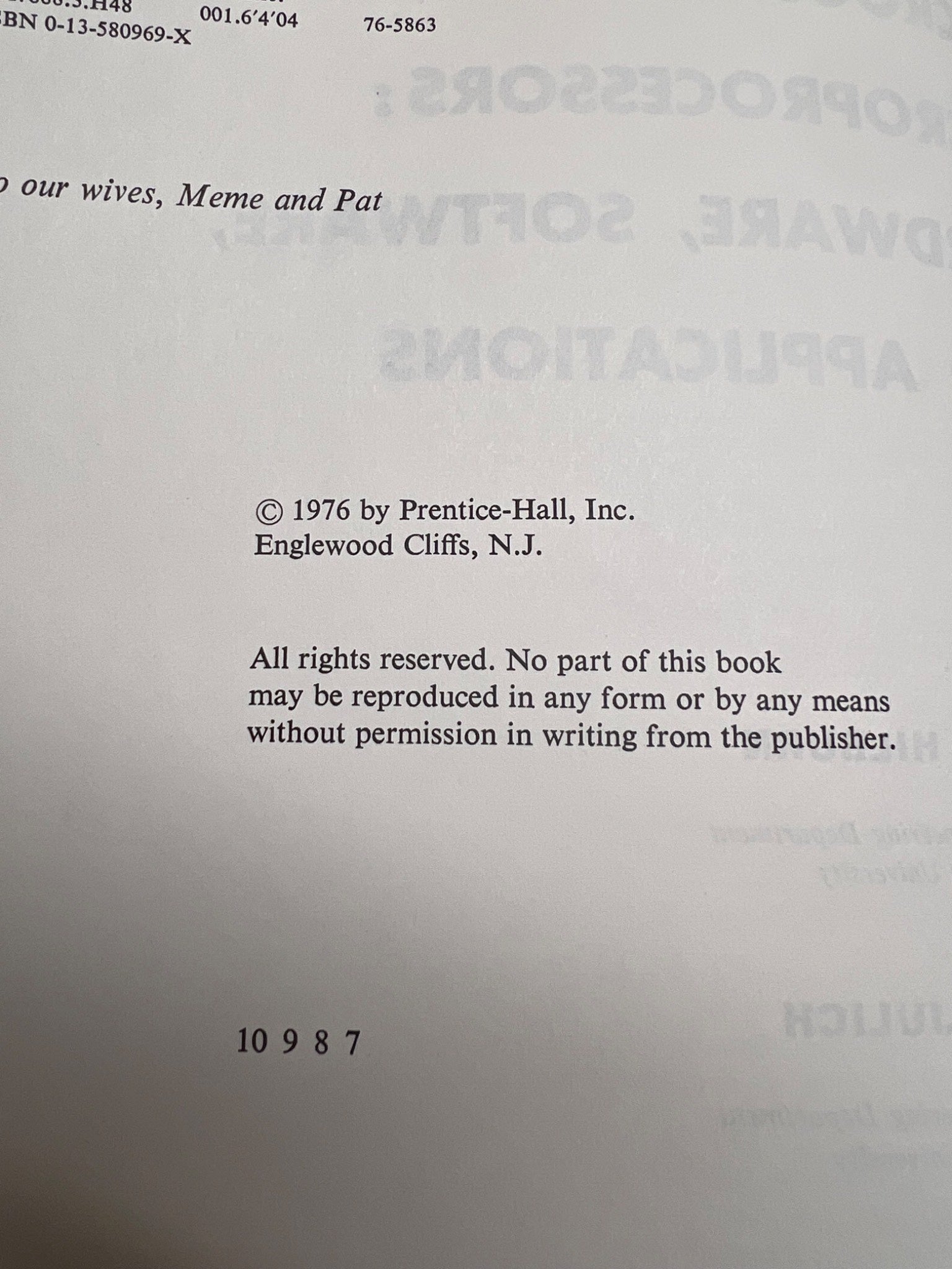 Vintage 1976 Microcomputers/Microprocessors: Hardware, Software, & Applications - Hardcover