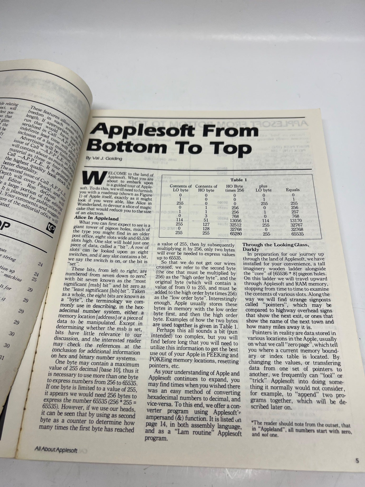 Call-APPLE Magazine: All About Applesoft